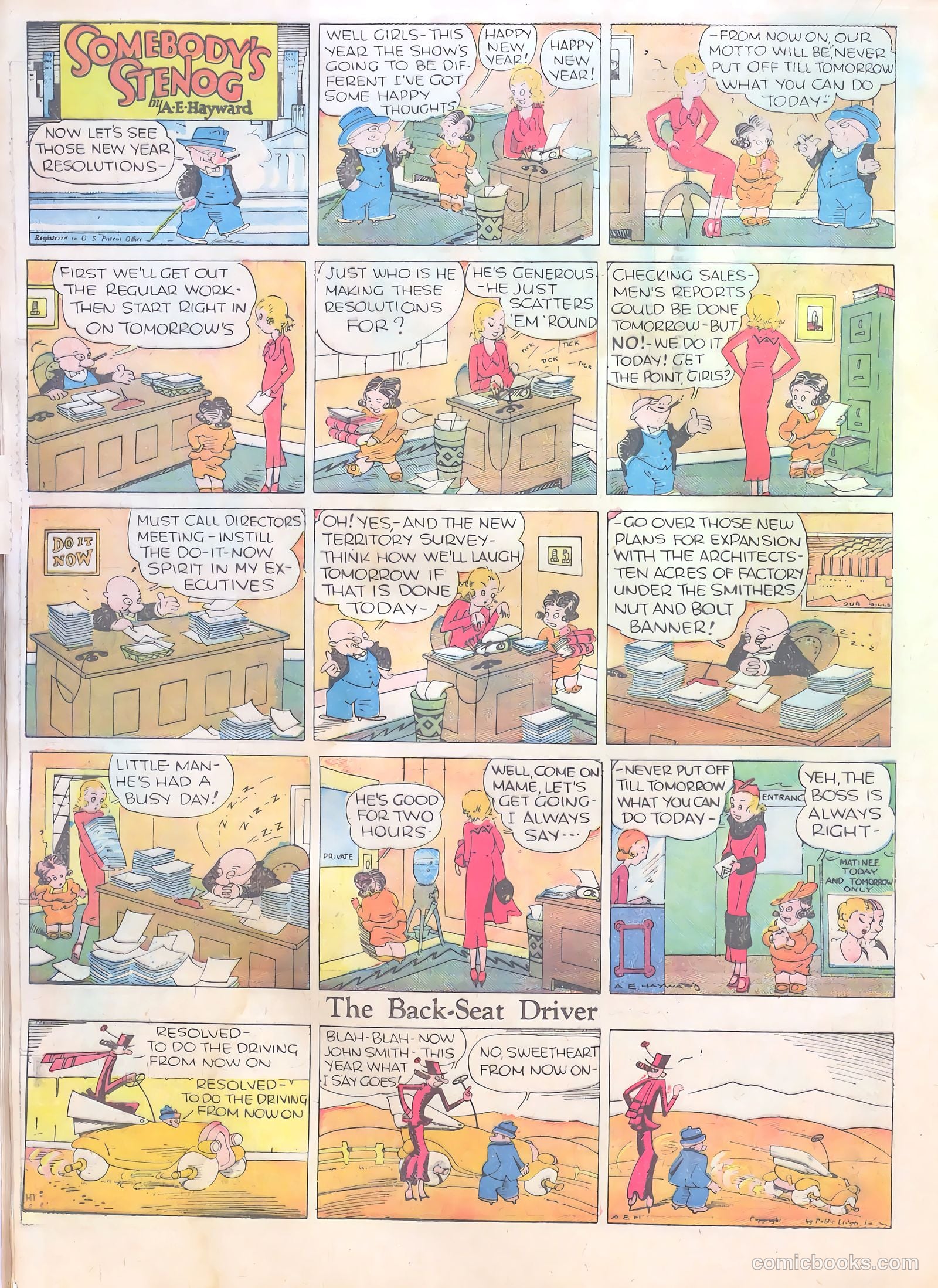 Famous Funnies #18 (1936) — page 32 of 64