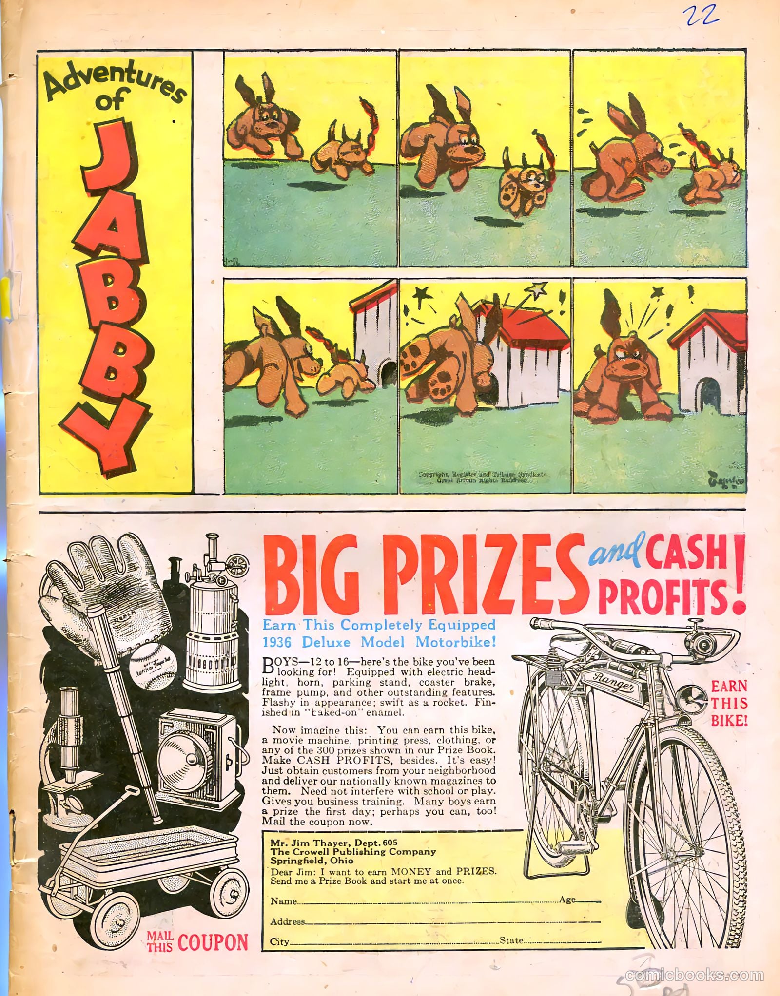 Famous Funnies #22 (1936) — page 5 of 64