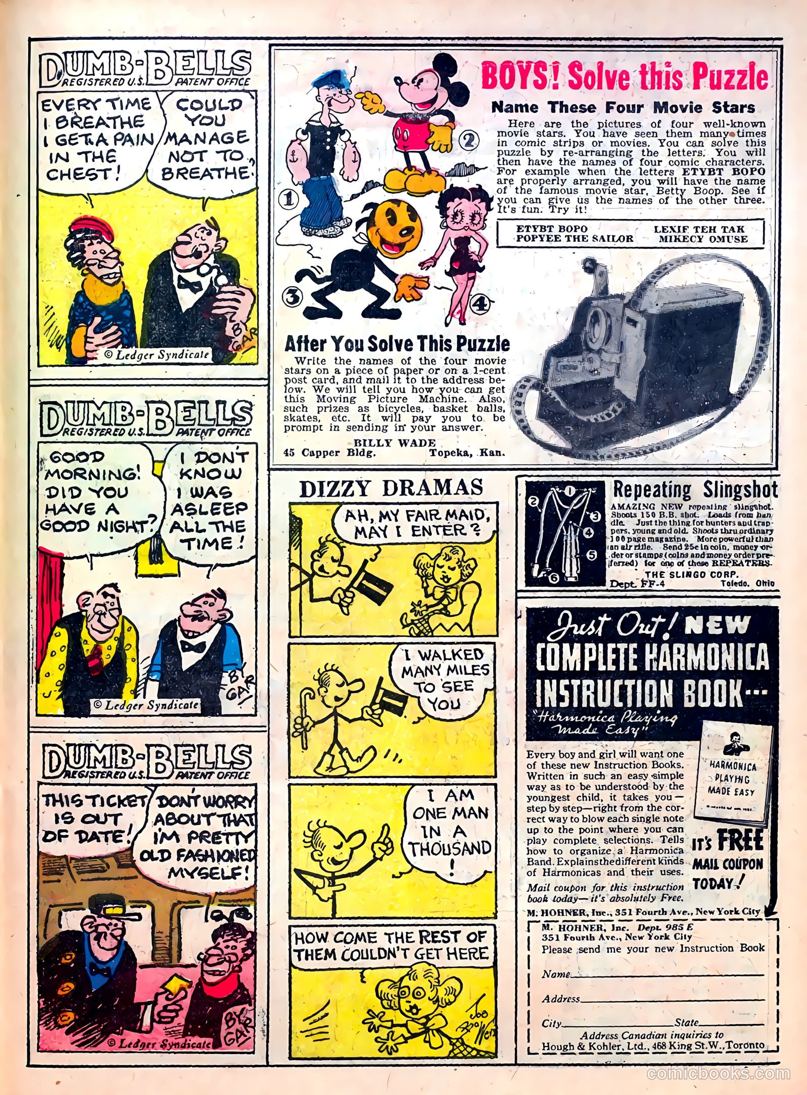 Famous Funnies #22 (1936) — page 49 of 64