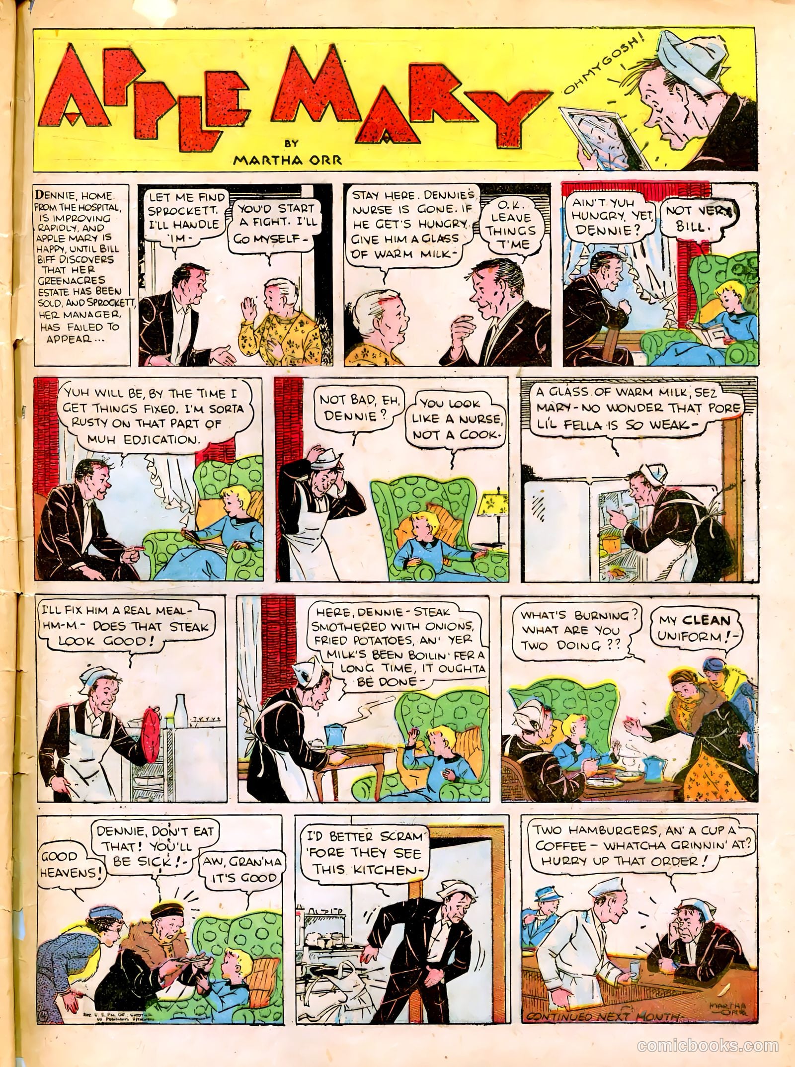 Famous Funnies #22 (1936) — page 59 of 64