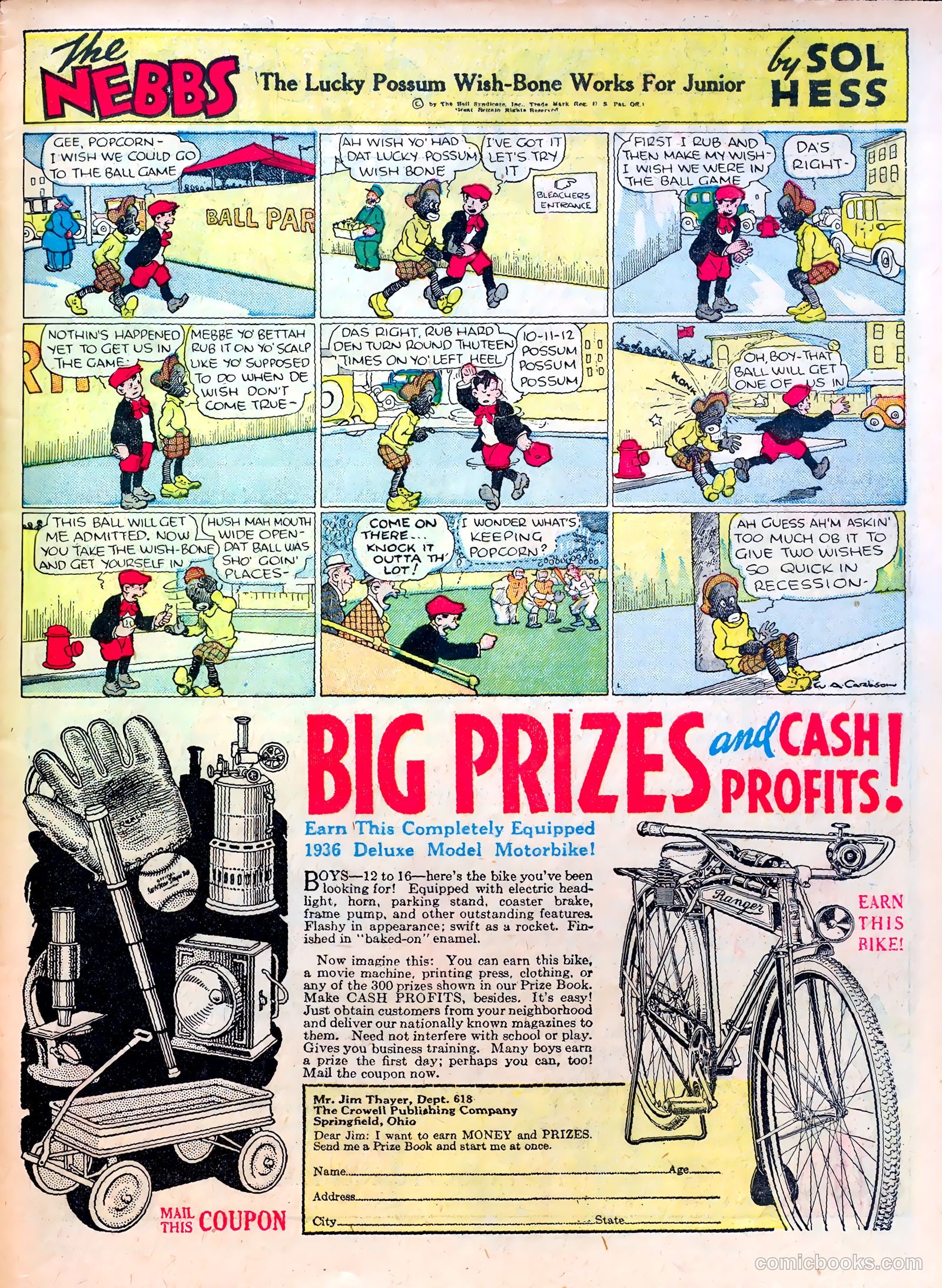 Famous Funnies #23 (1936) — page 5 of 63
