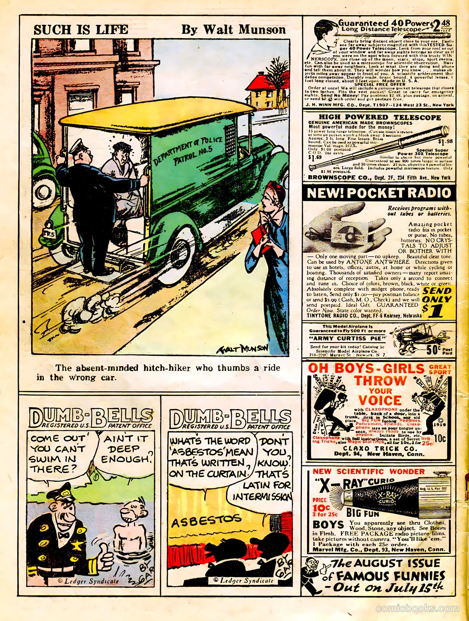 Famous Funnies #24 (1936) — page 62 of 64
