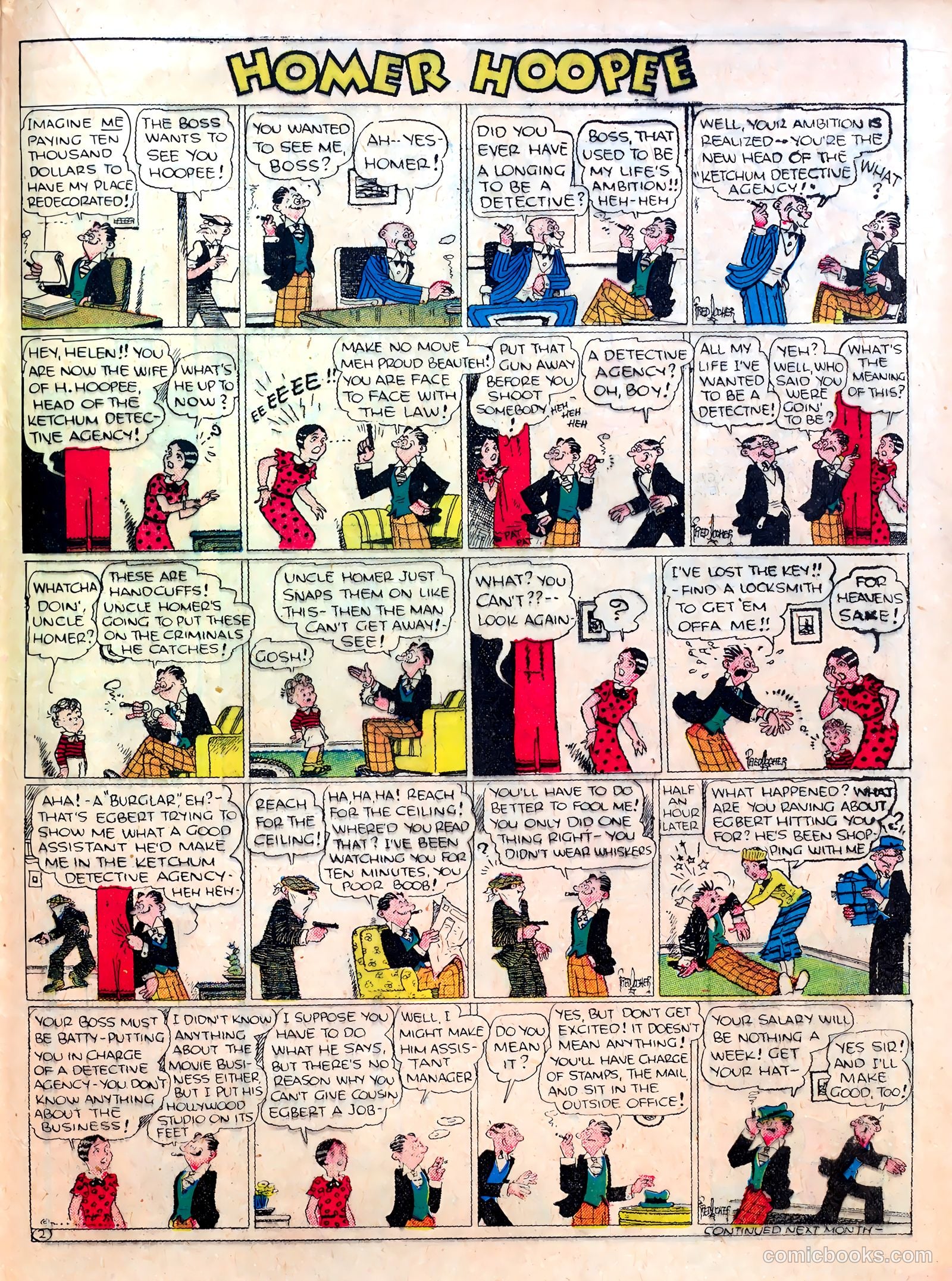 Famous Funnies #25 (1936) — page 38 of 65
