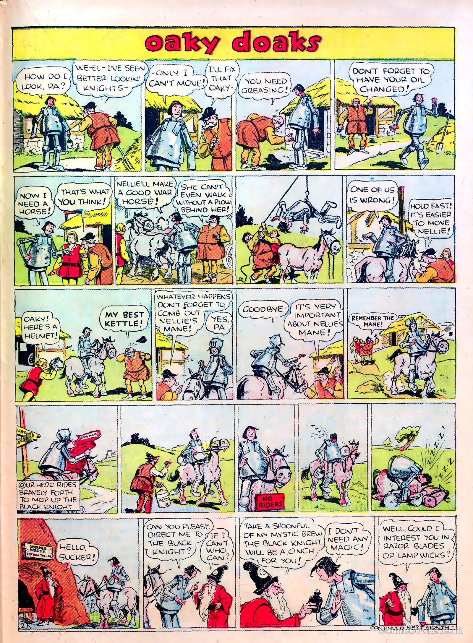 Famous Funnies #25 (1936) — page 42 of 65