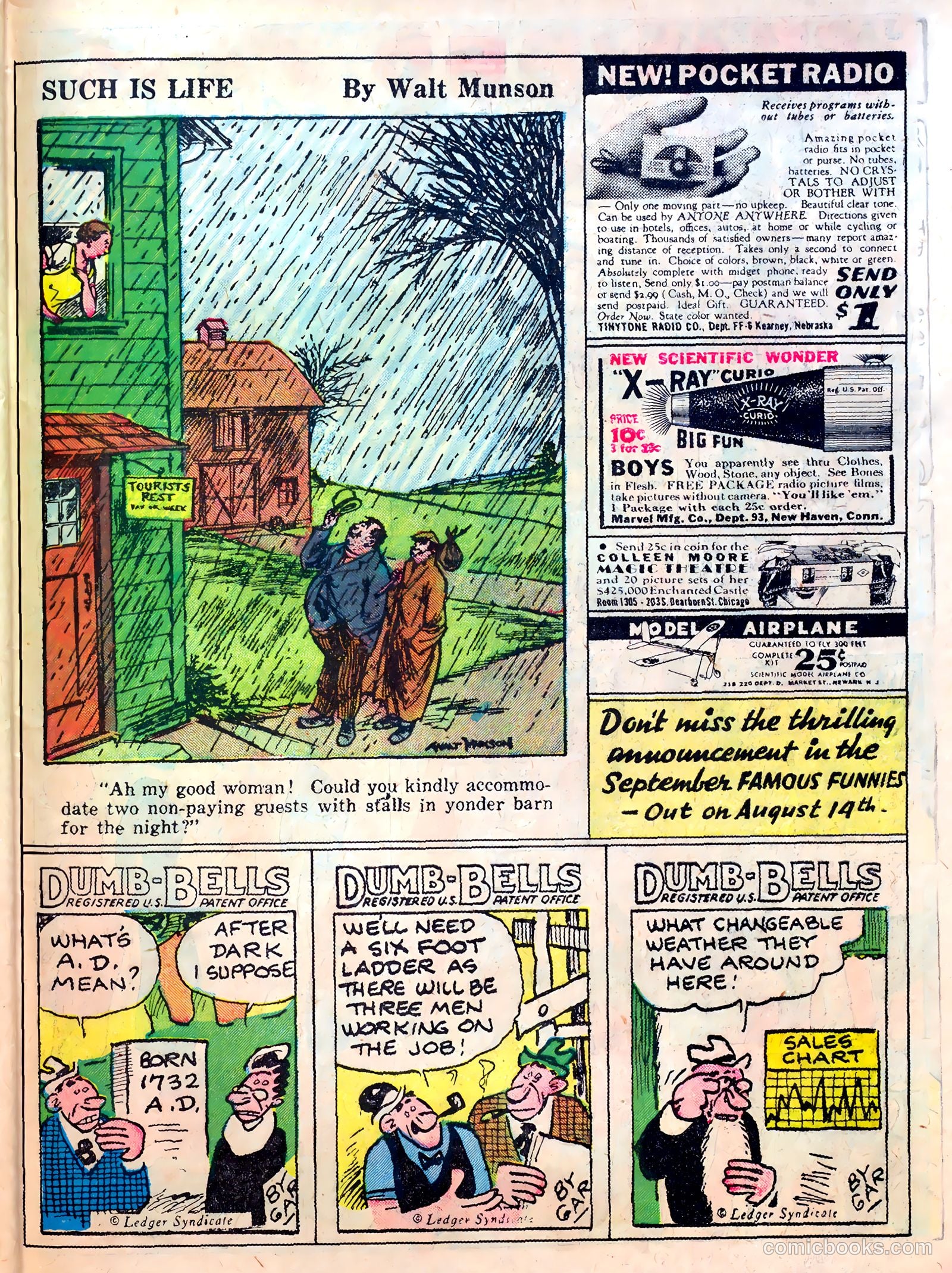 Famous Funnies #25 (1936) — page 50 of 65