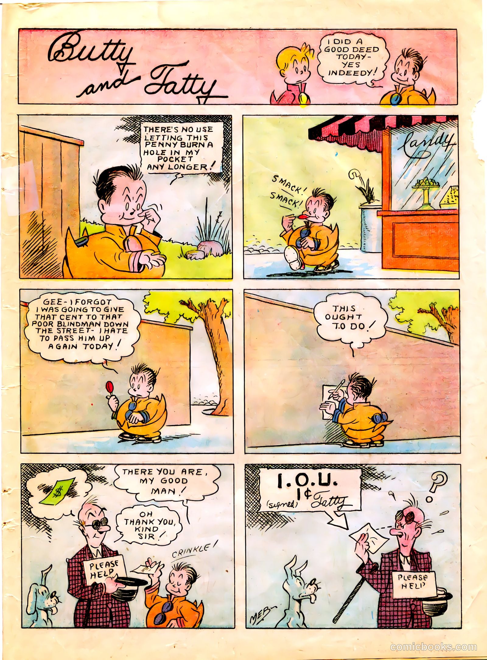 Famous Funnies #26 (1936) — page 61 of 66