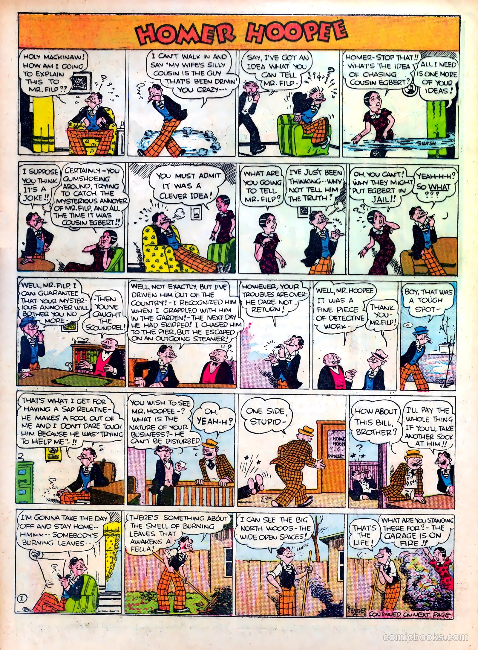 Famous Funnies #28 (1936) — page 58 of 64