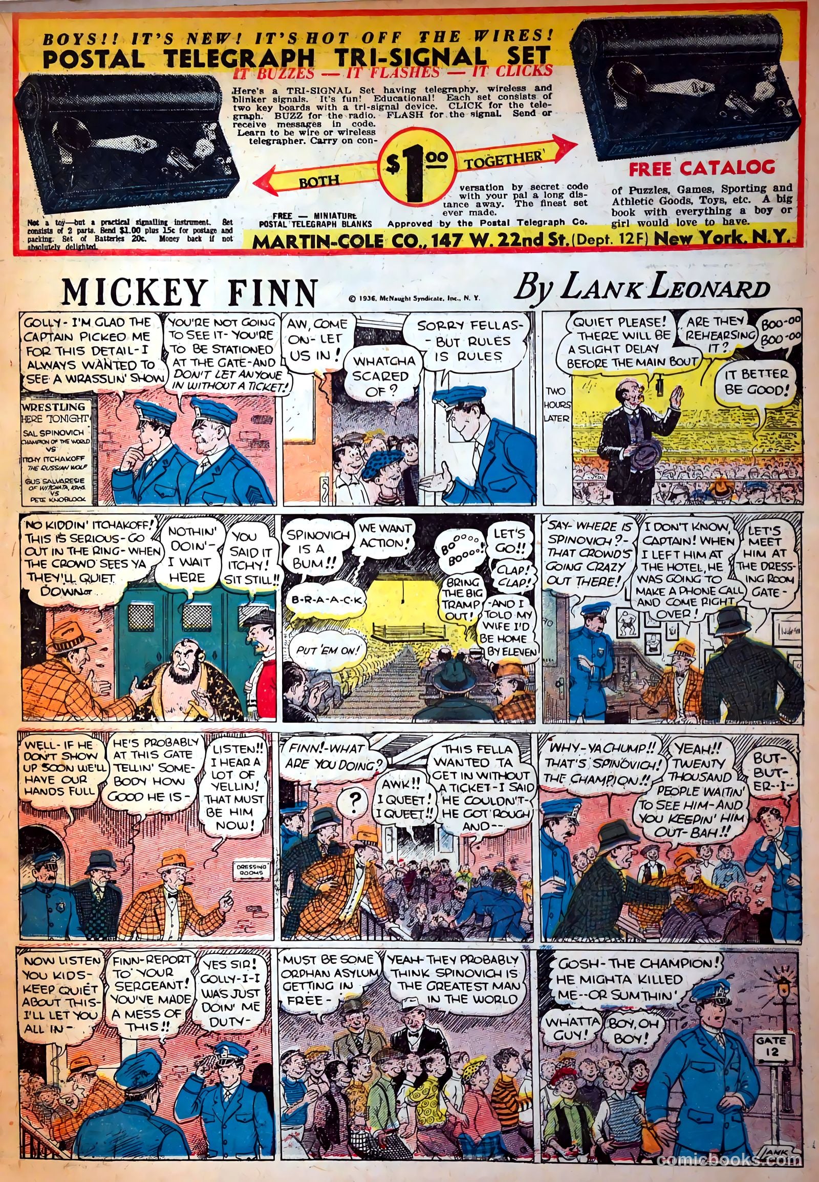 Famous Funnies #29 (1936) — page 23 of 62