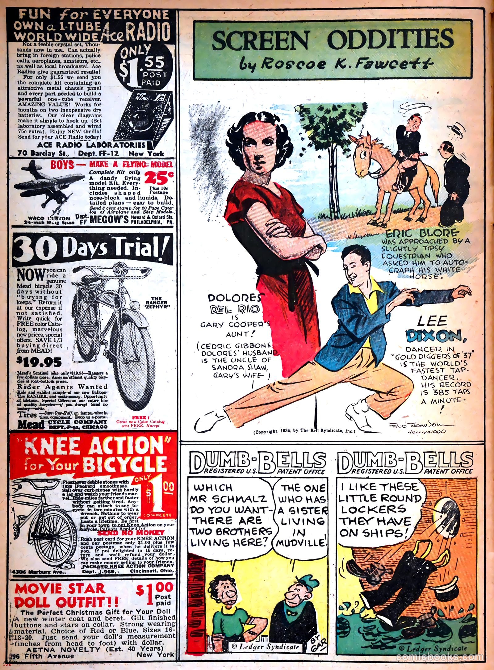 Famous Funnies #29 (1936) — page 58 of 62