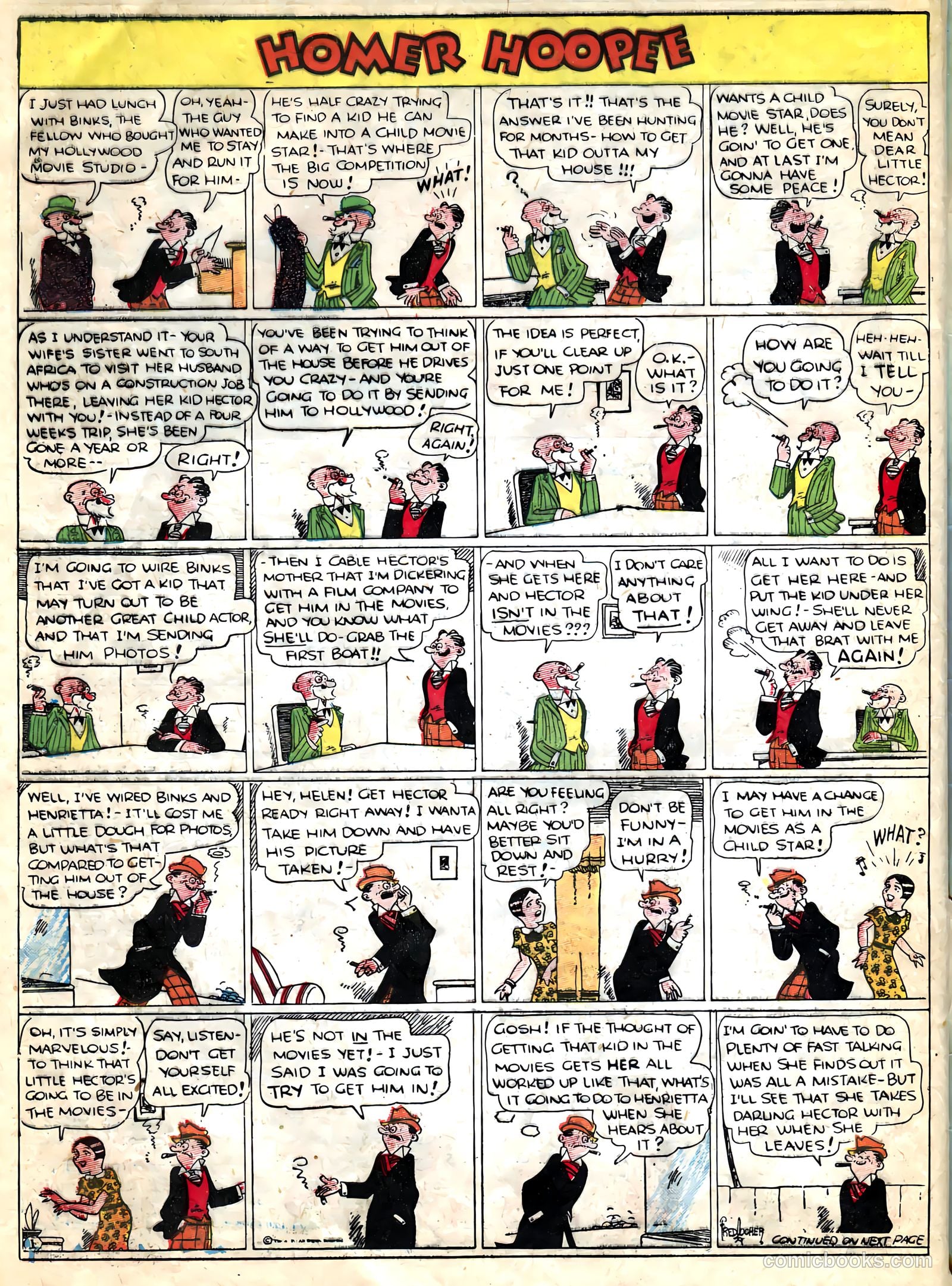 Famous Funnies #32 (1937) — page 58 of 64
