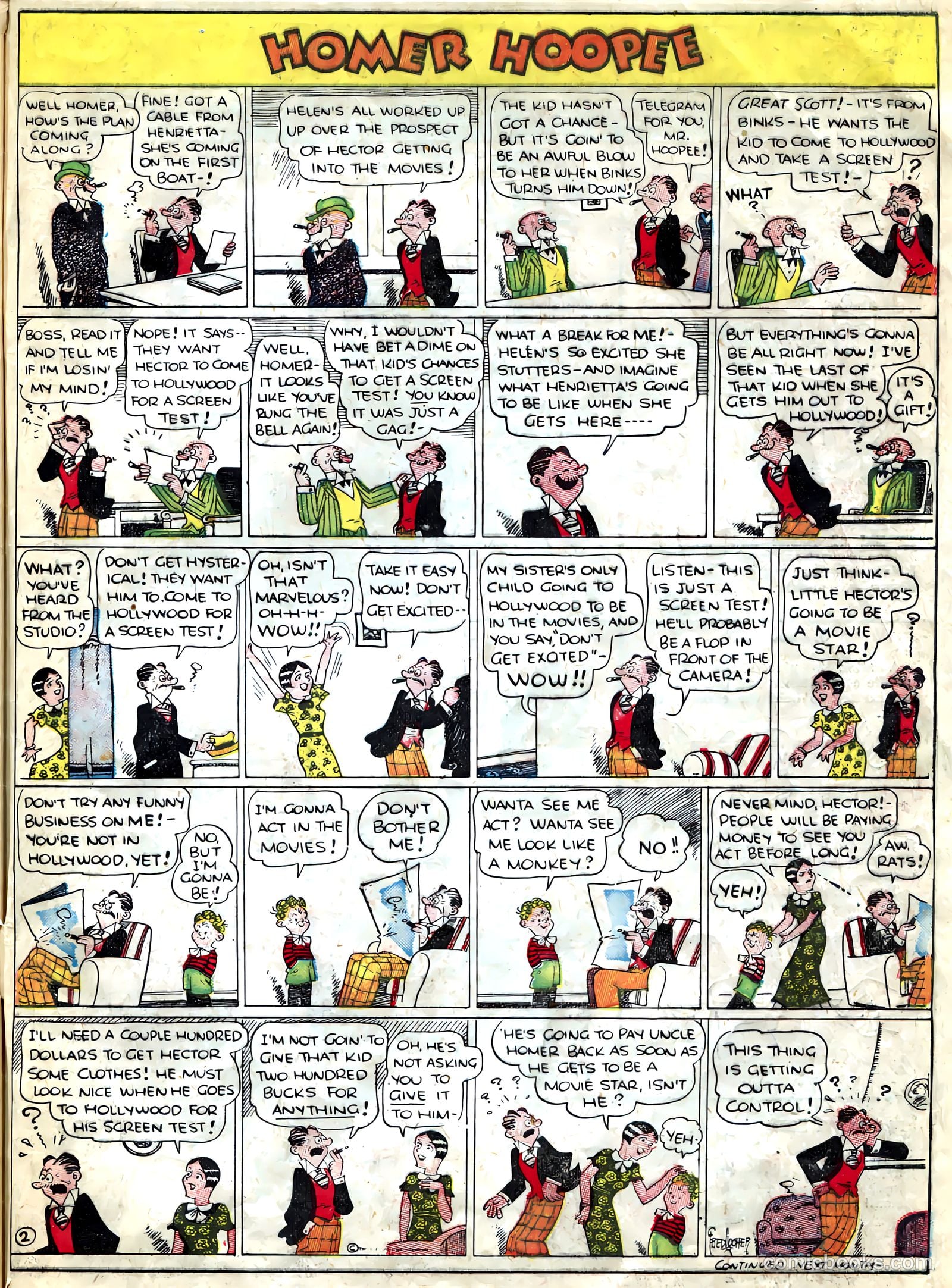 Famous Funnies #32 (1937) — page 59 of 64