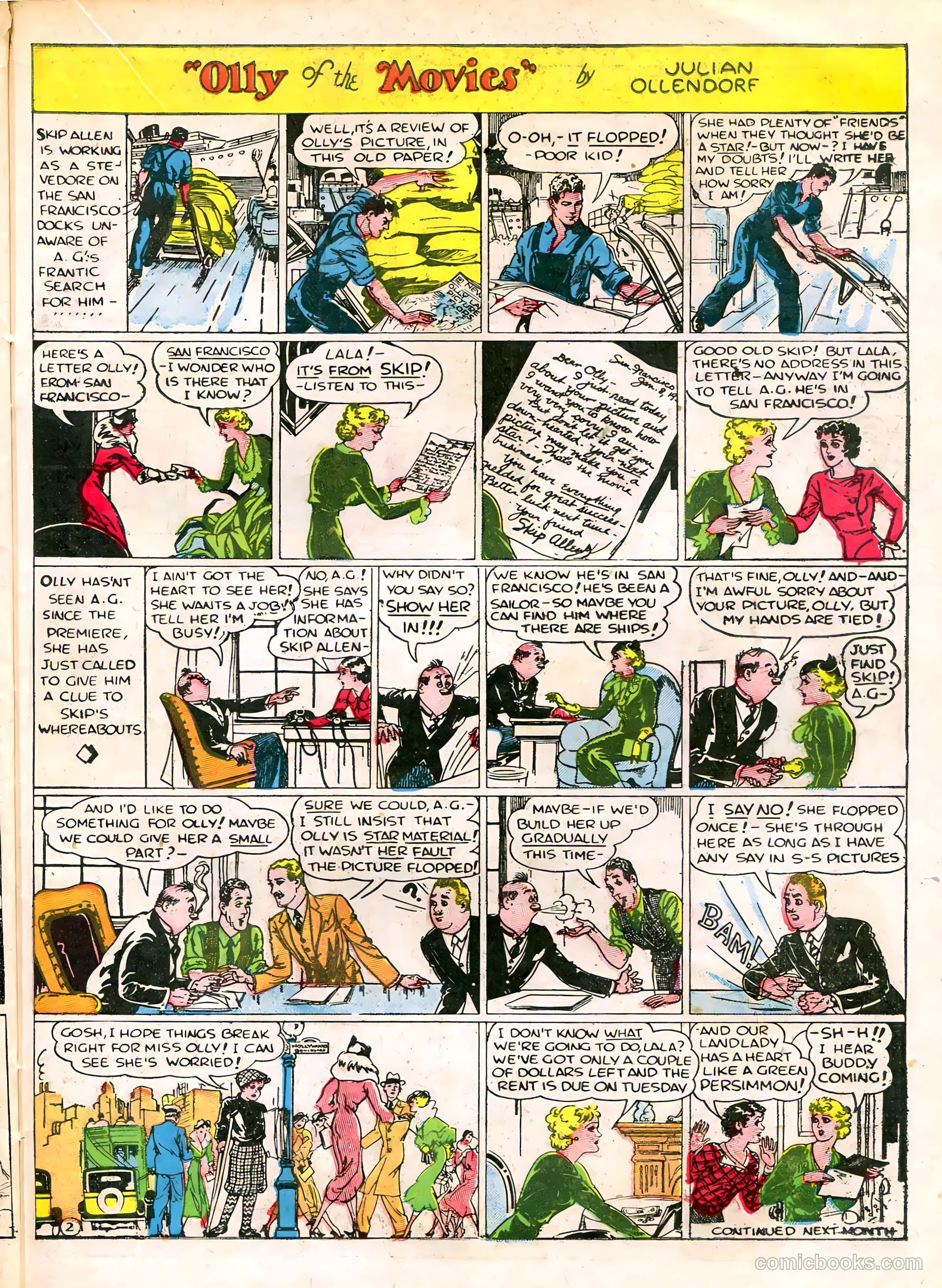 Famous Funnies #33 (1937) — page 41 of 64