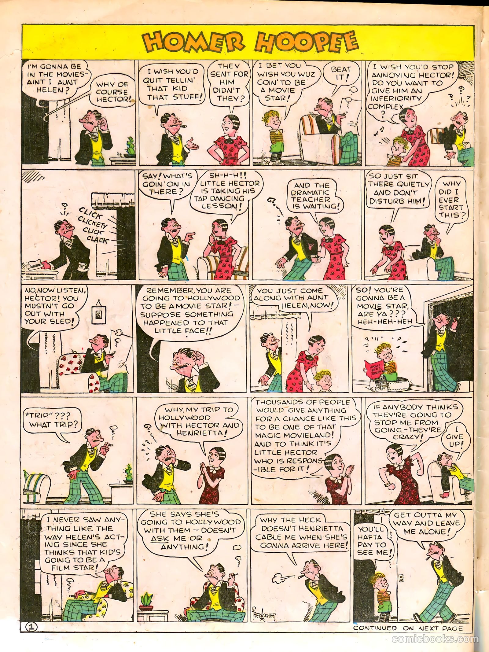 Famous Funnies #33 (1937) — page 58 of 64