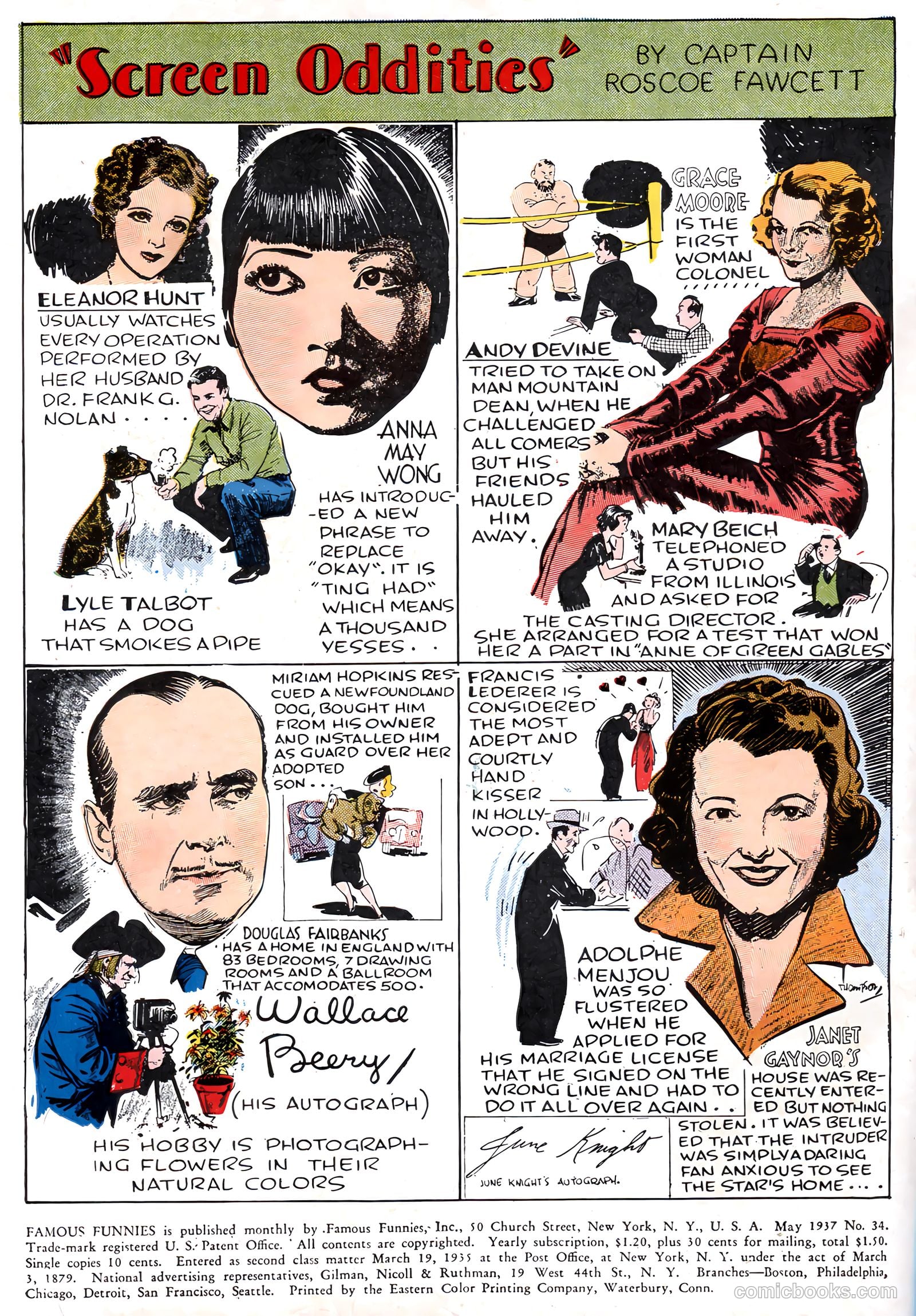 Famous Funnies #34 (1937) — page 2 of 64