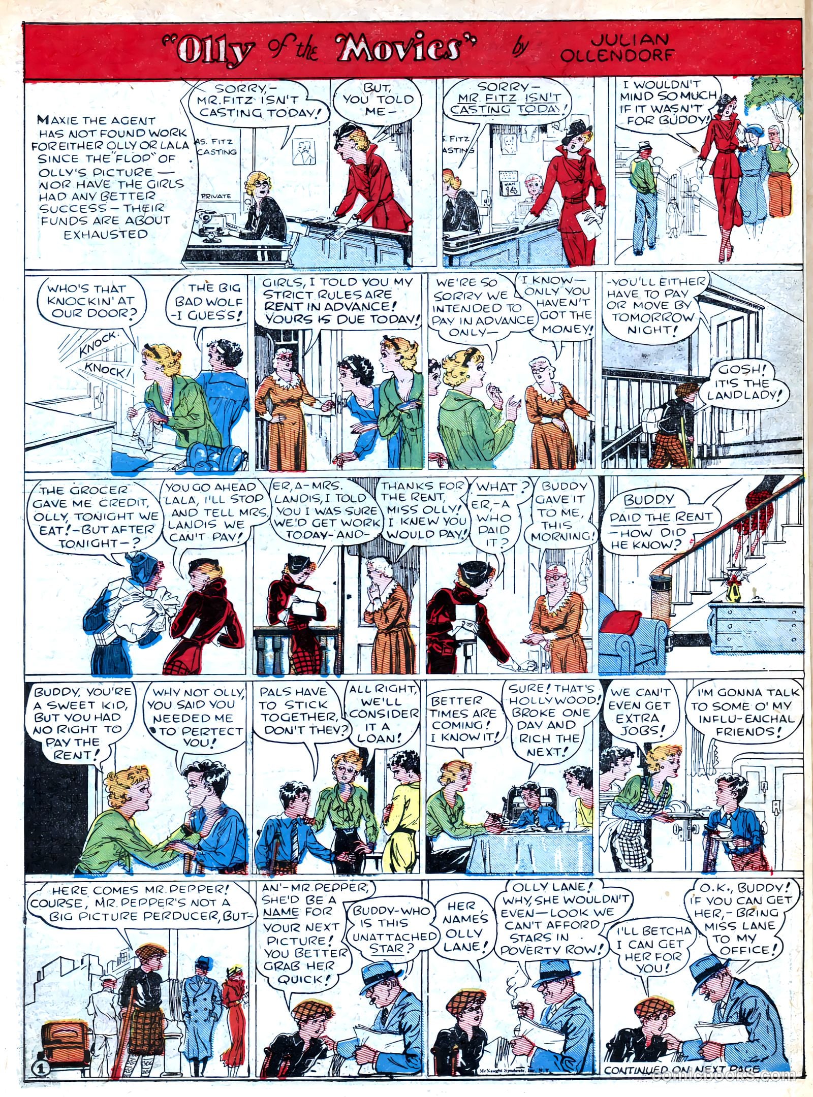 Famous Funnies #34 (1937) — page 40 of 64