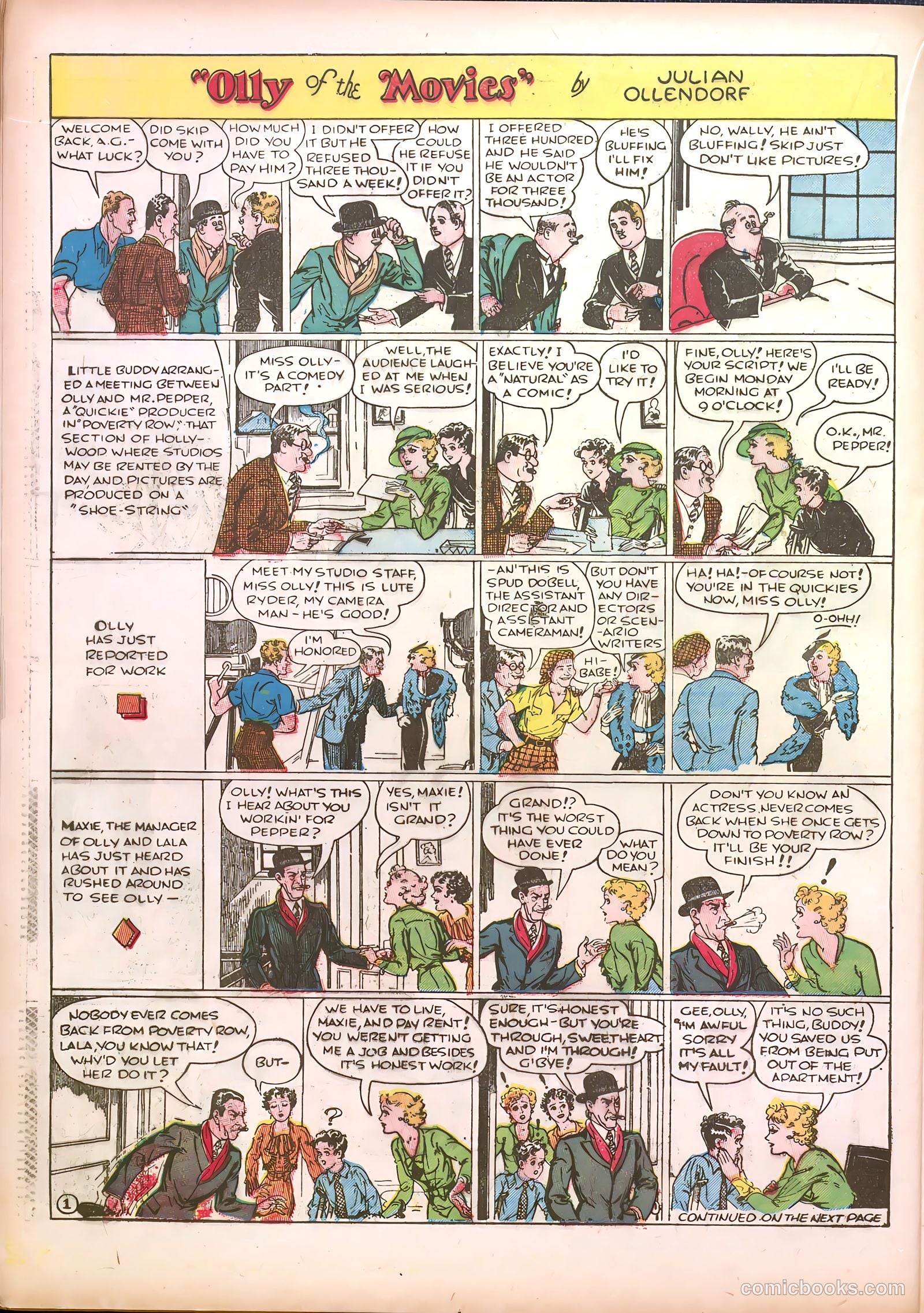 Famous Funnies #35 (1937) — page 40 of 64