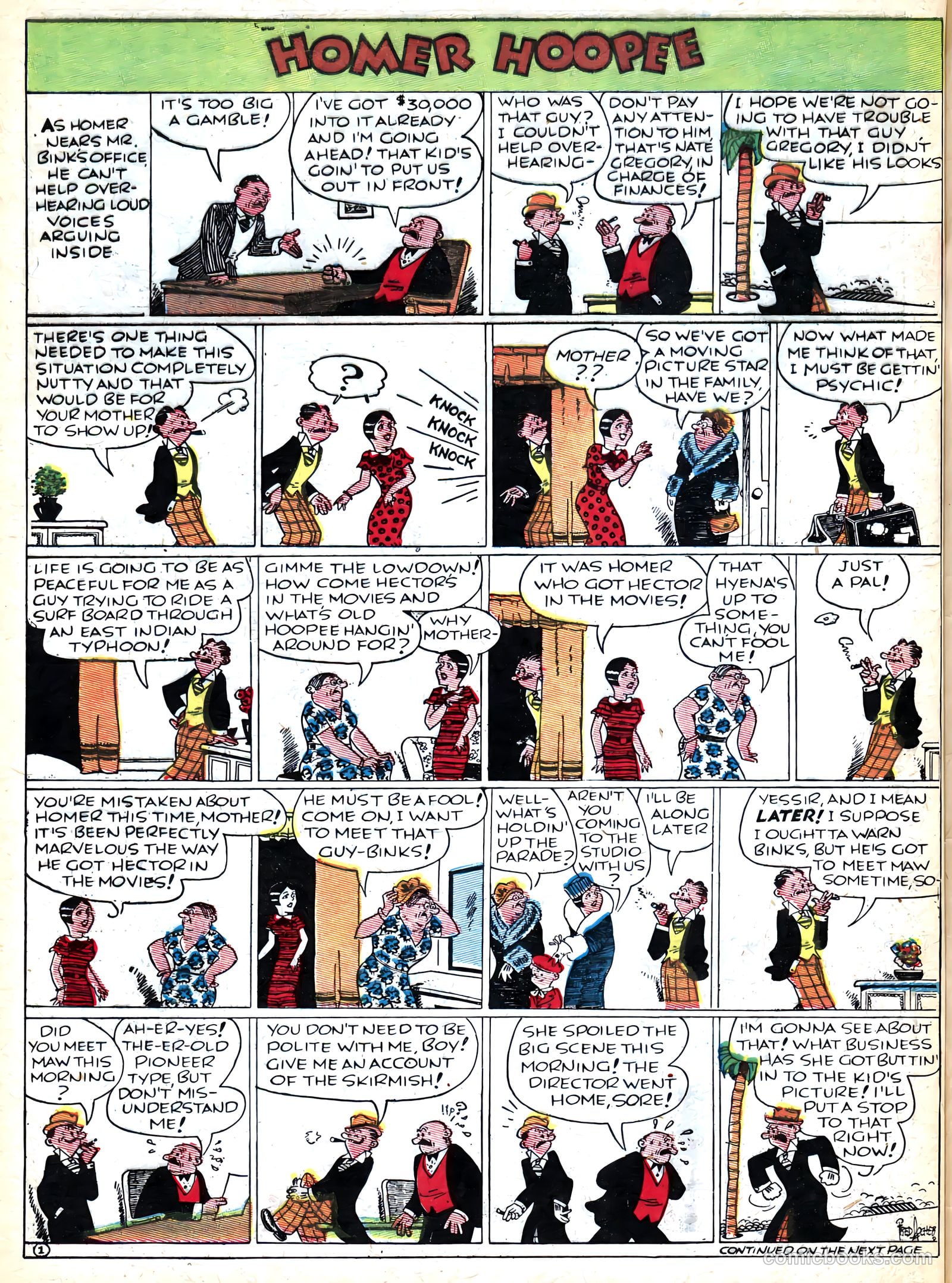 Famous Funnies #36 (1937) — page 58 of 64