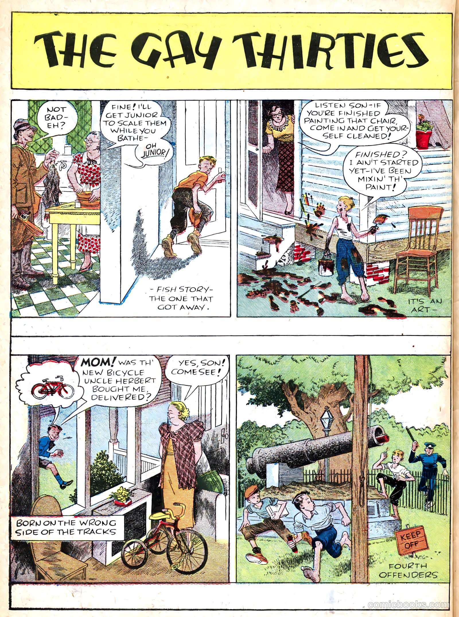 Famous Funnies #36 (1937) — page 60 of 64