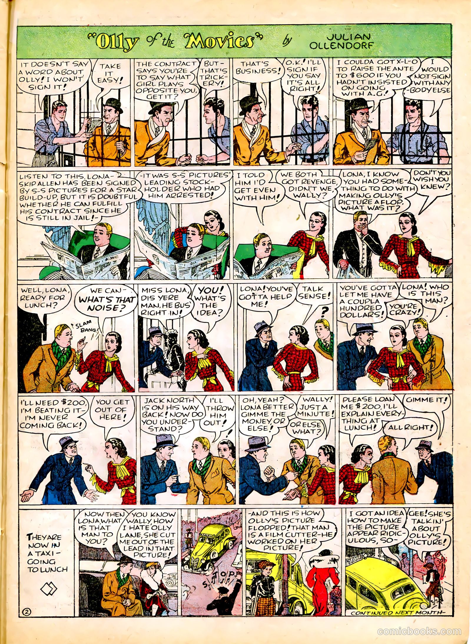 Famous Funnies #37 (1937) — page 40 of 63