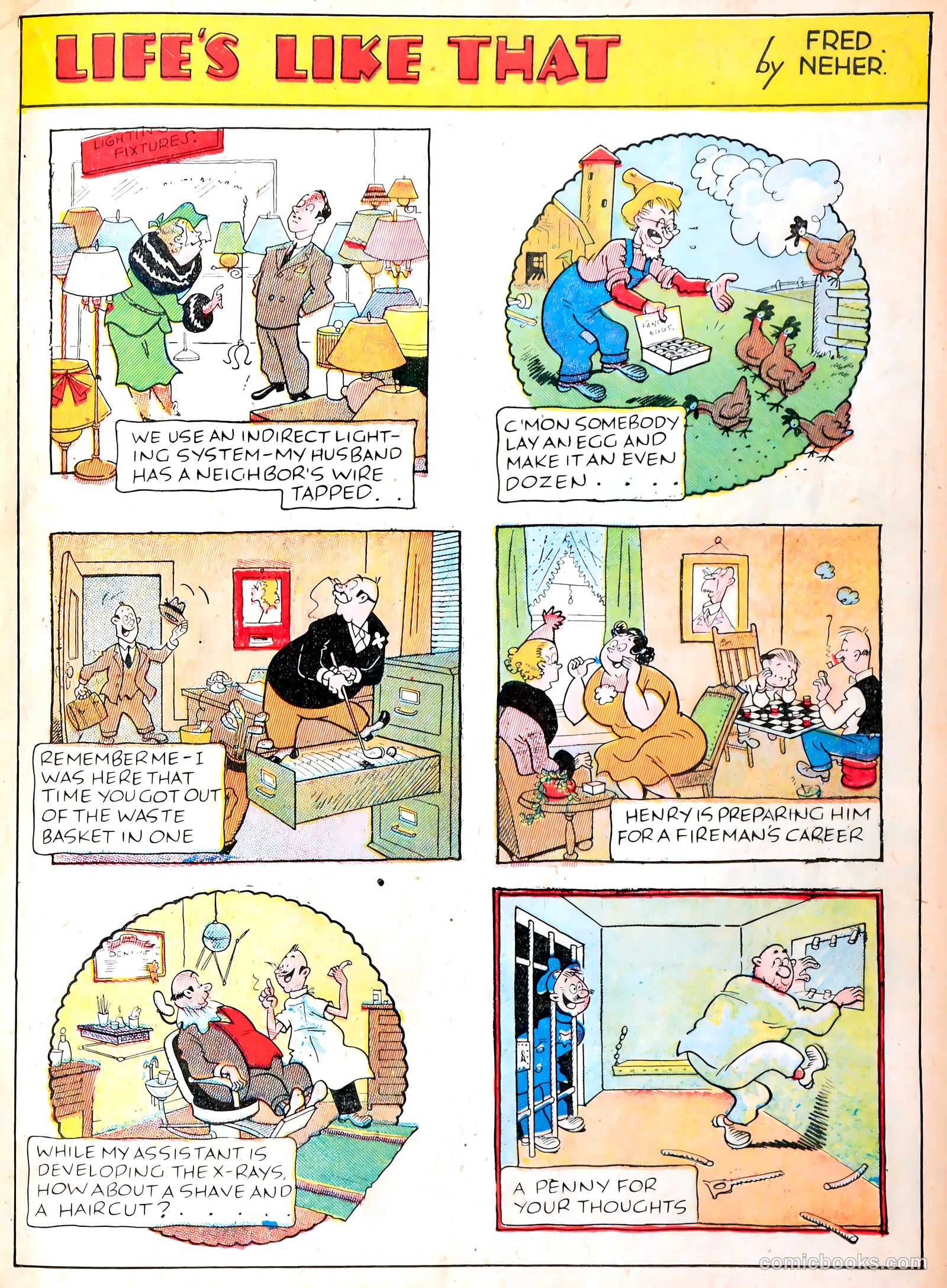 Famous Funnies #38 (1937) — page 19 of 63