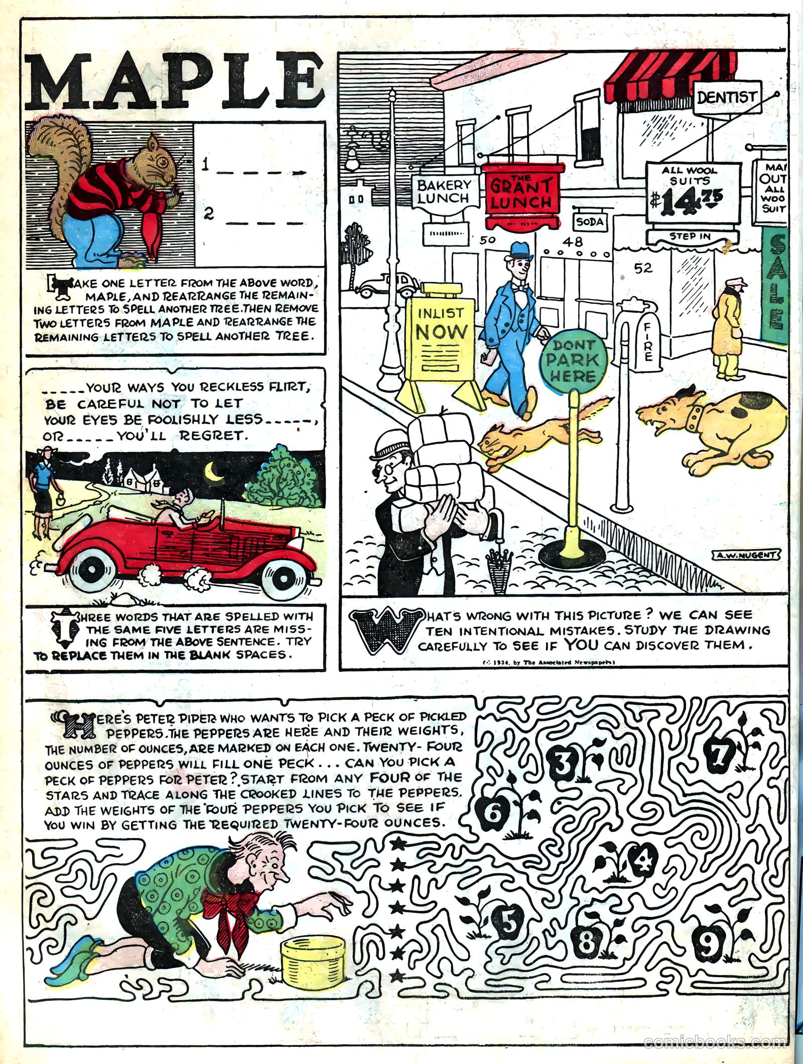 Famous Funnies #4 (1934) — page 16 of 64
