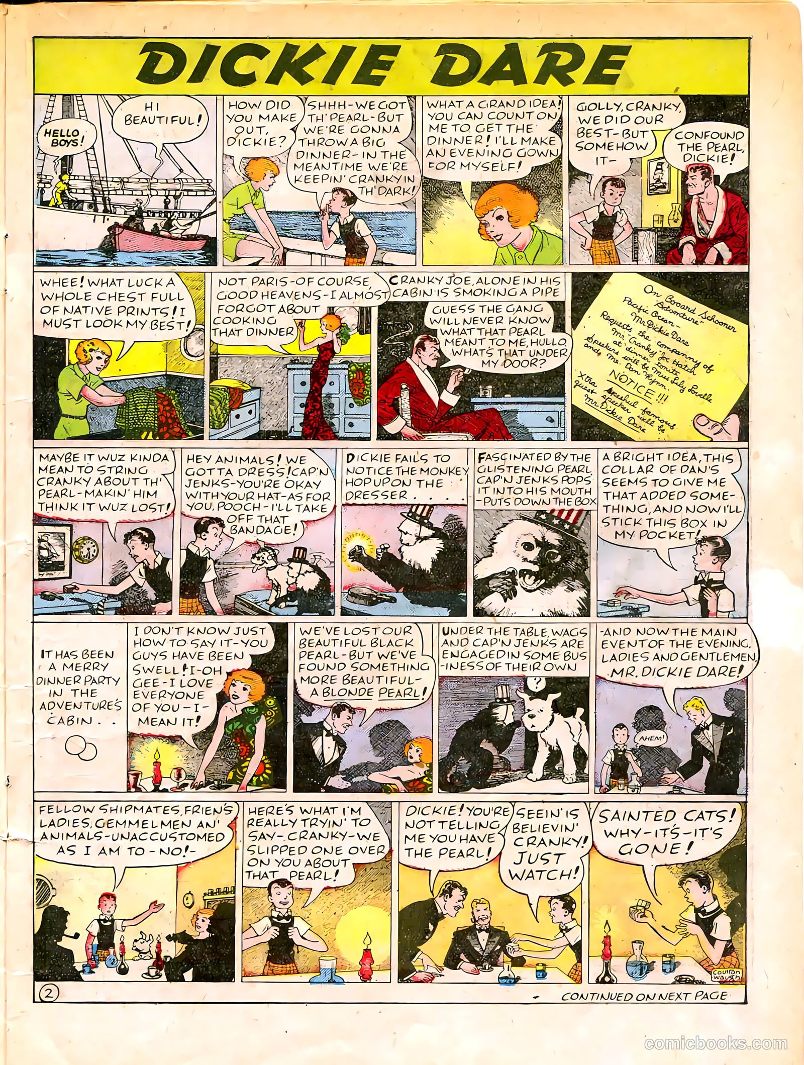 Famous Funnies #40 (1937) — page 23 of 64