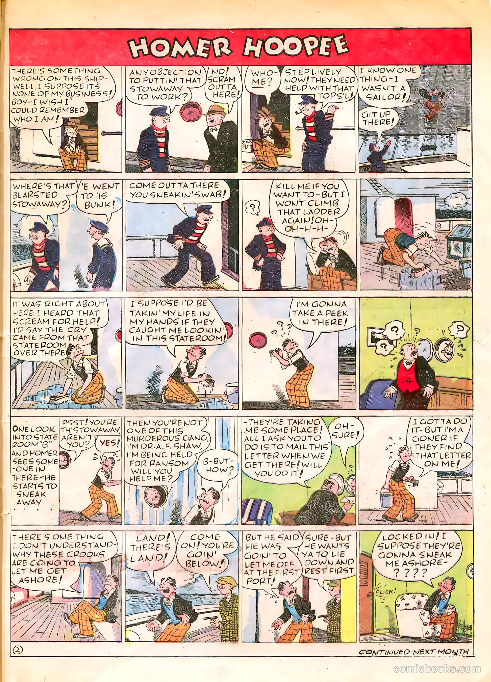 Famous Funnies #40 (1937) — page 59 of 64