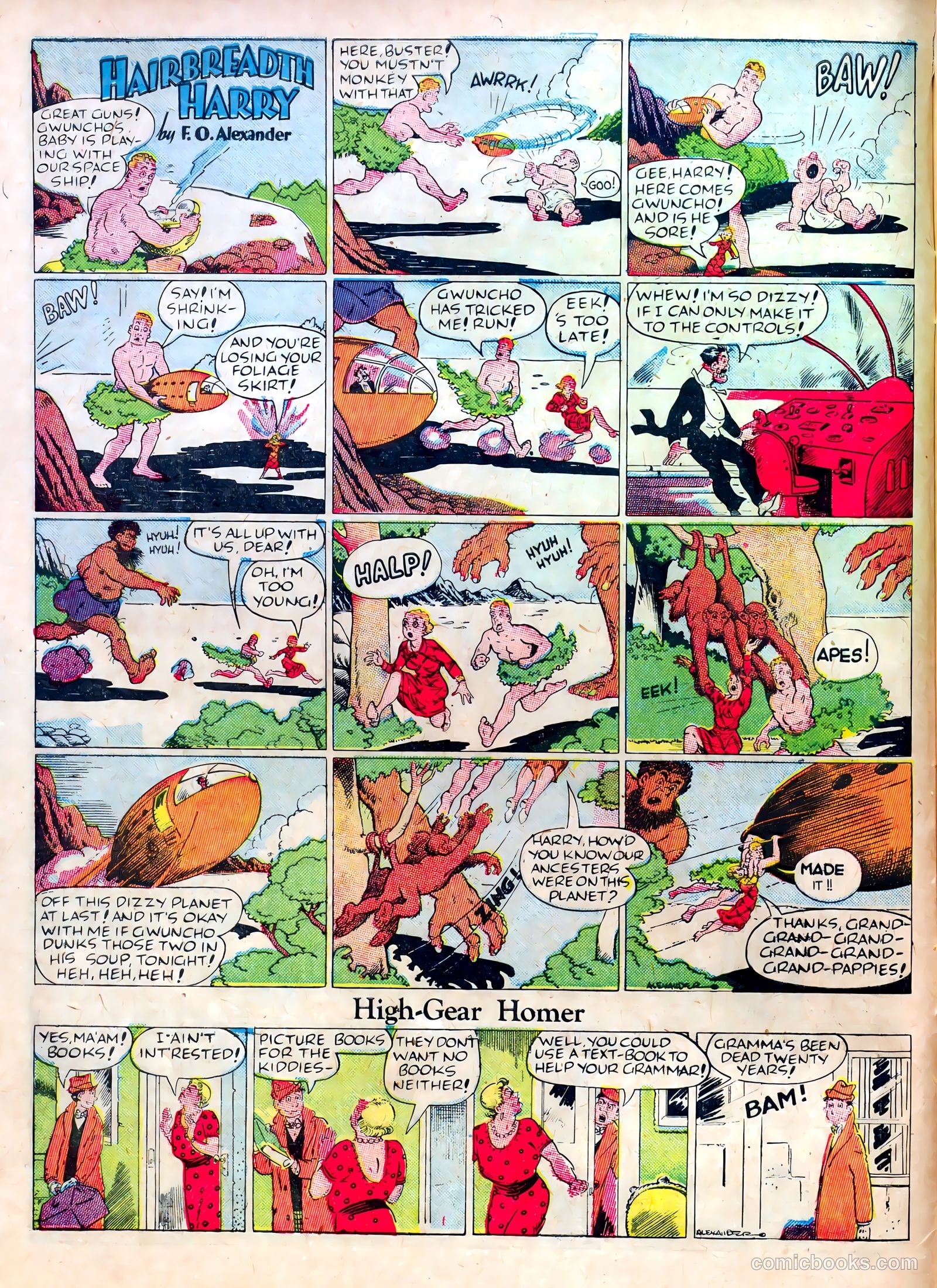 Famous Funnies #45 (1938) — page 16 of 64