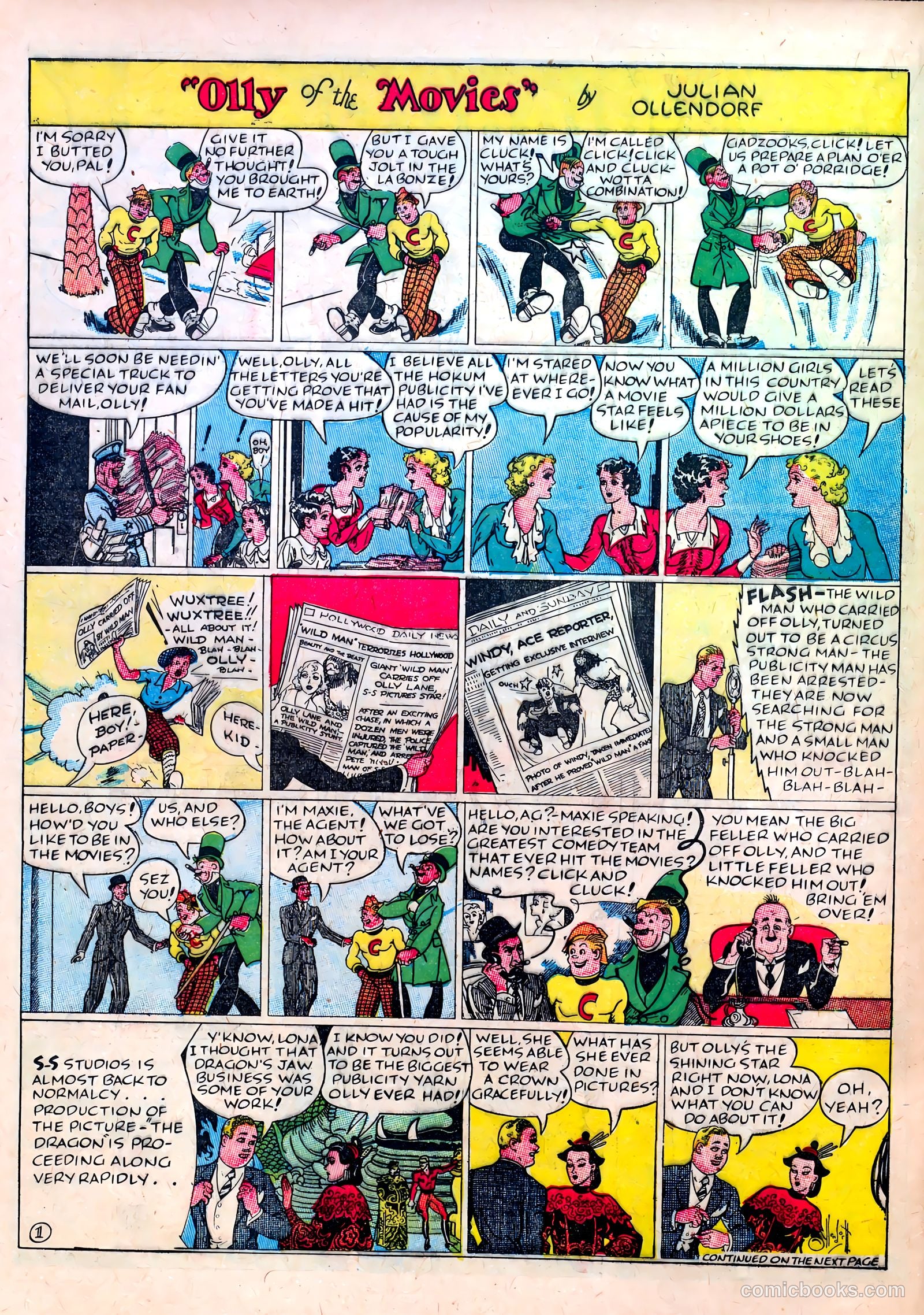 Famous Funnies #45 (1938) — page 40 of 64