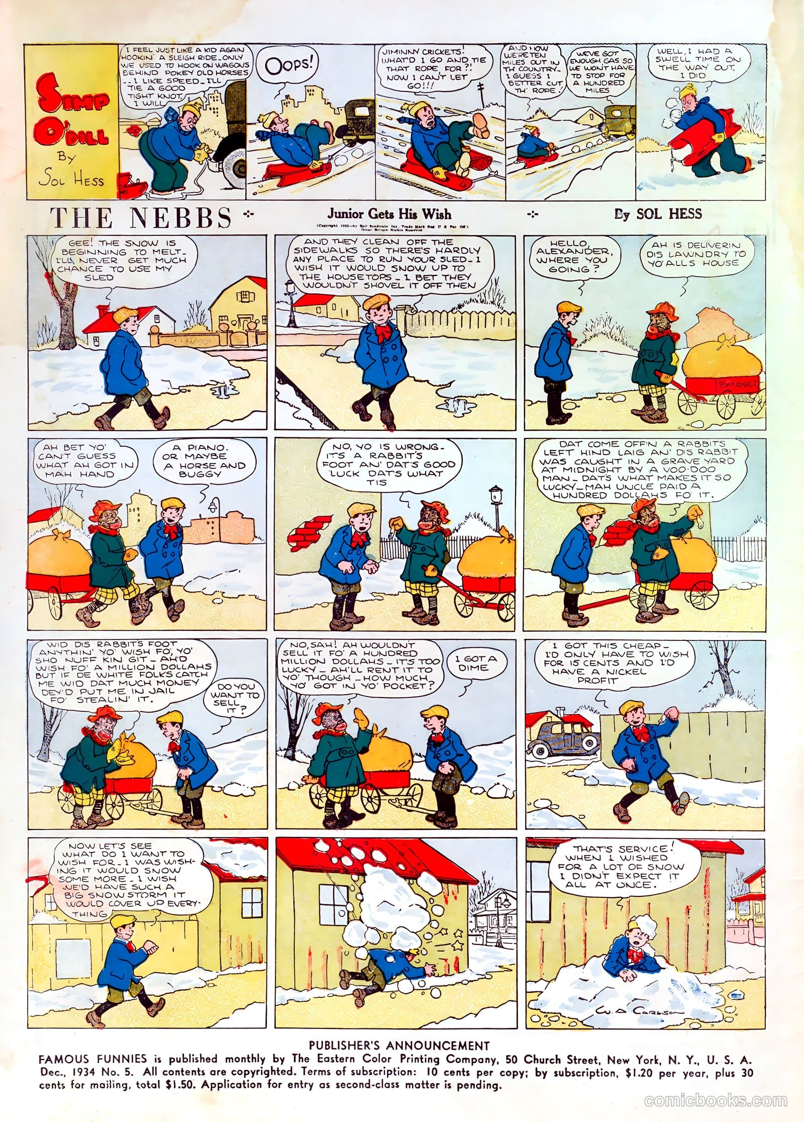 Famous Funnies #5 (1934) — page 2 of 64