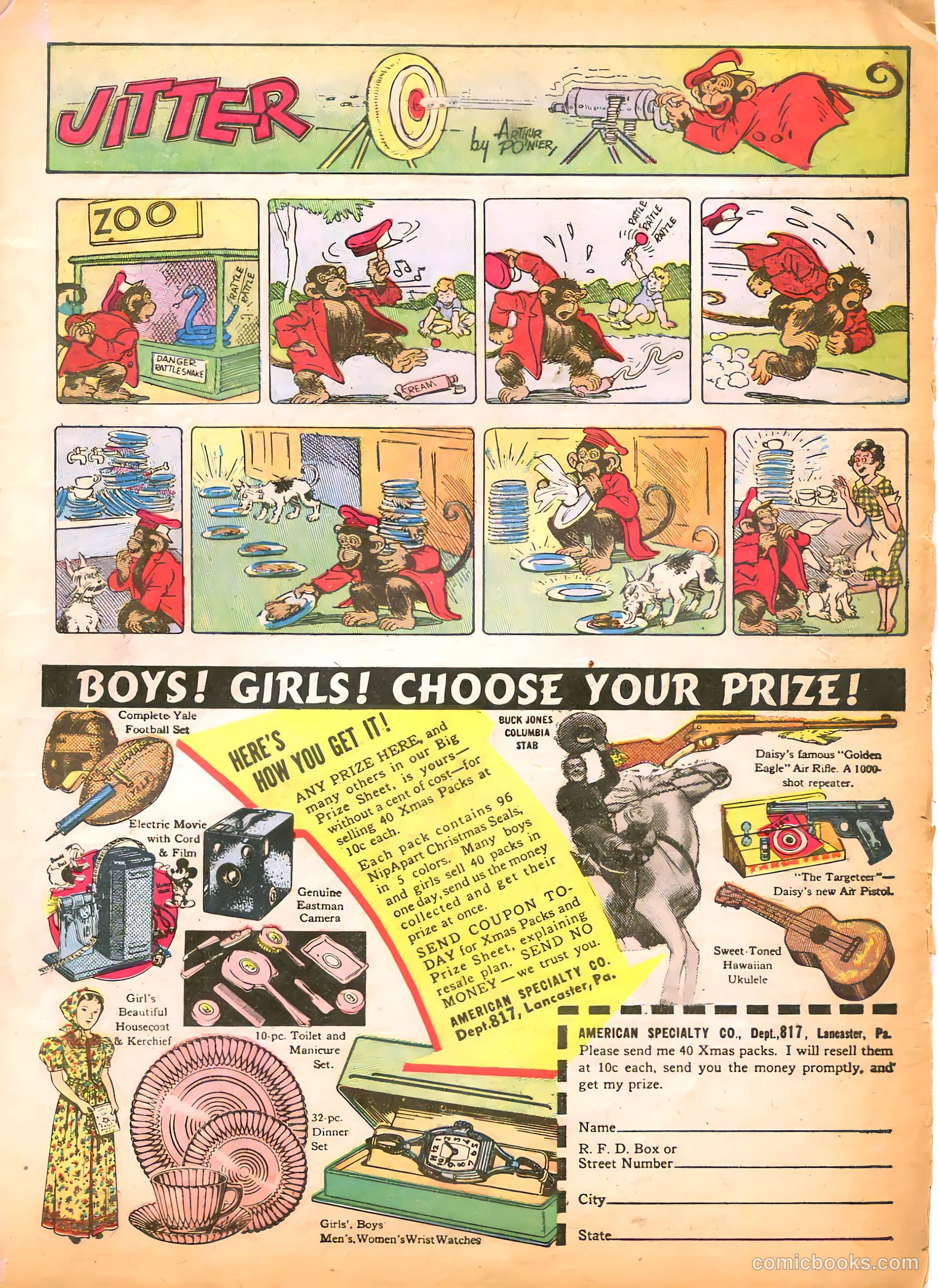 Famous Funnies #52 (1938) — page 3 of 64
