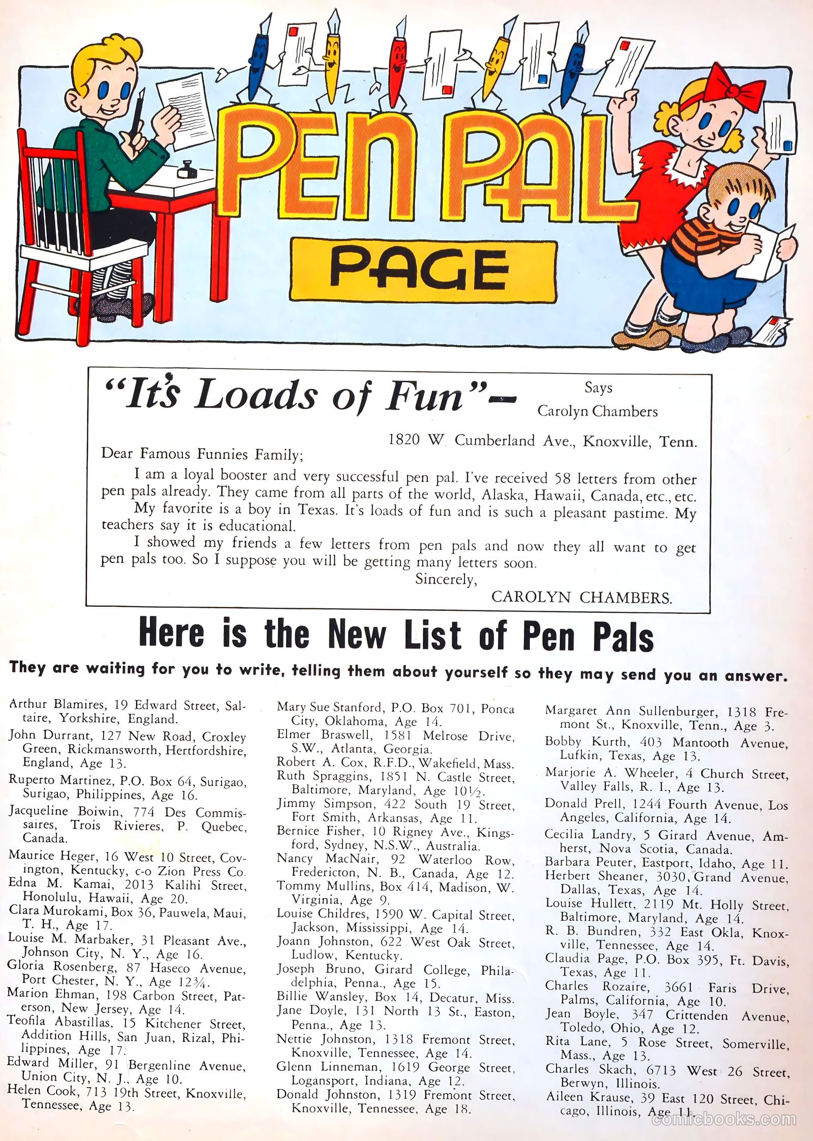 Famous Funnies #52 (1938) — page 63 of 64
