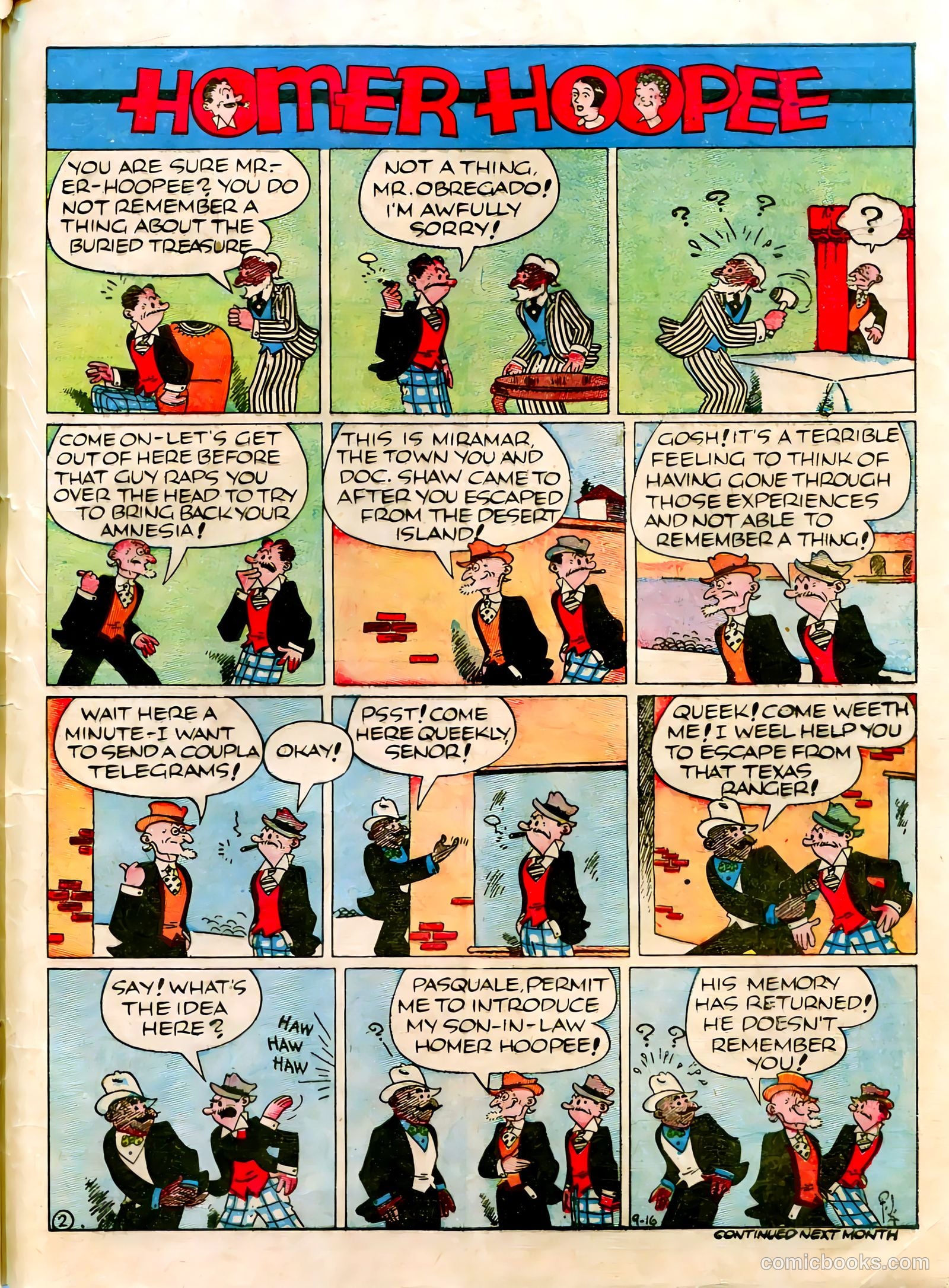 Famous Funnies #56 (1939) — page 59 of 64