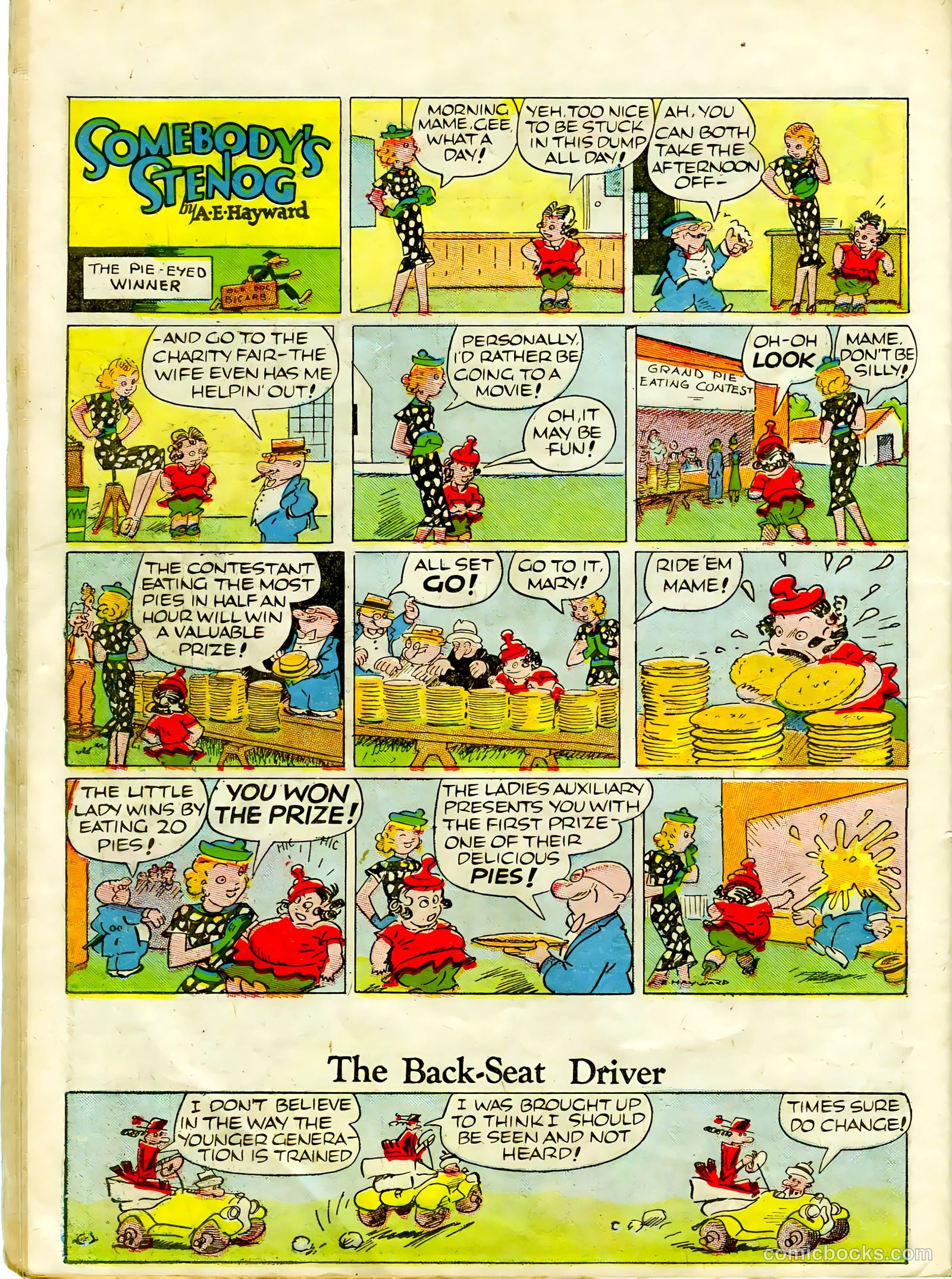 Famous Funnies #57 (1939) — page 35 of 55