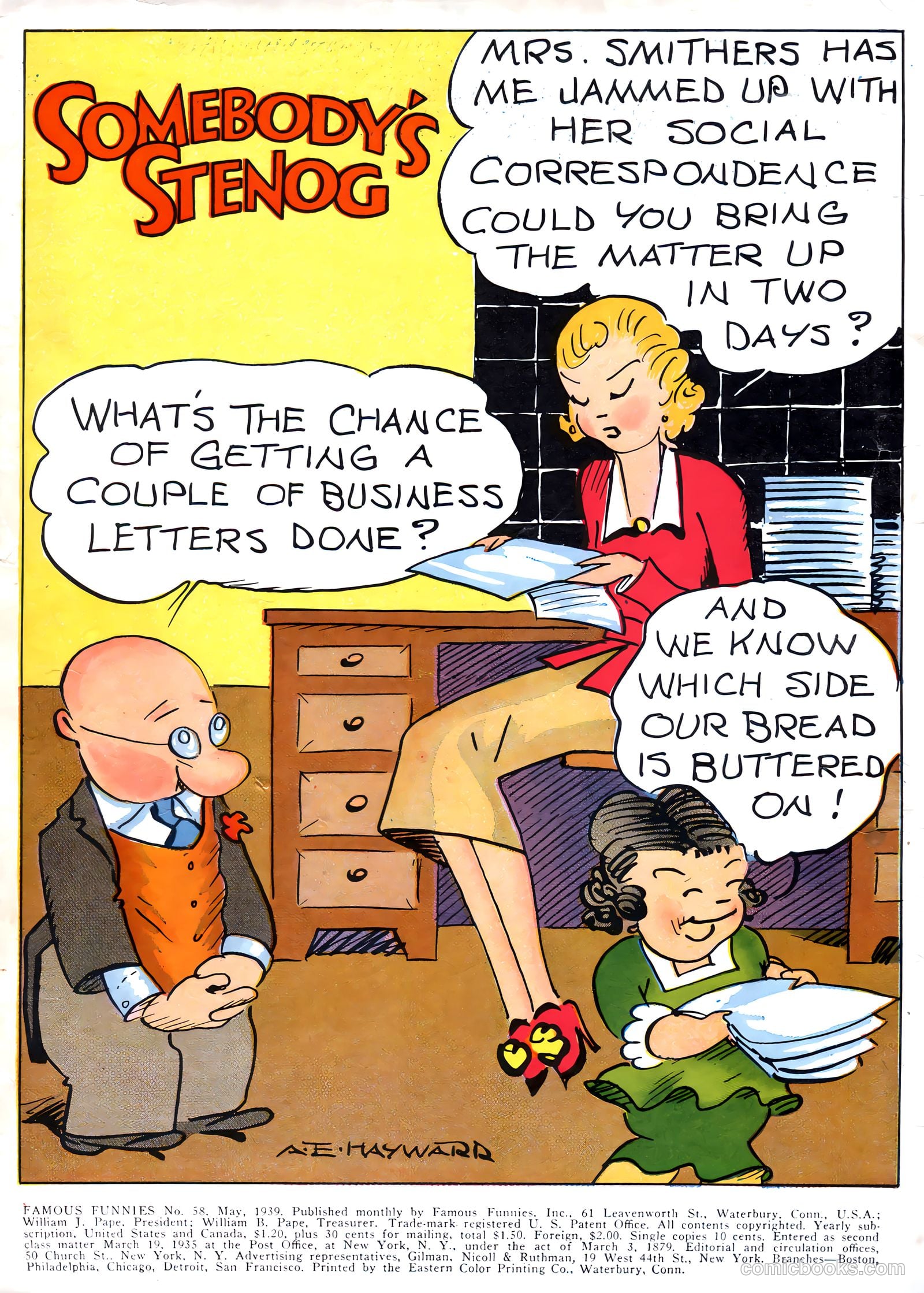 Famous Funnies #58 (1939) — page 2 of 64