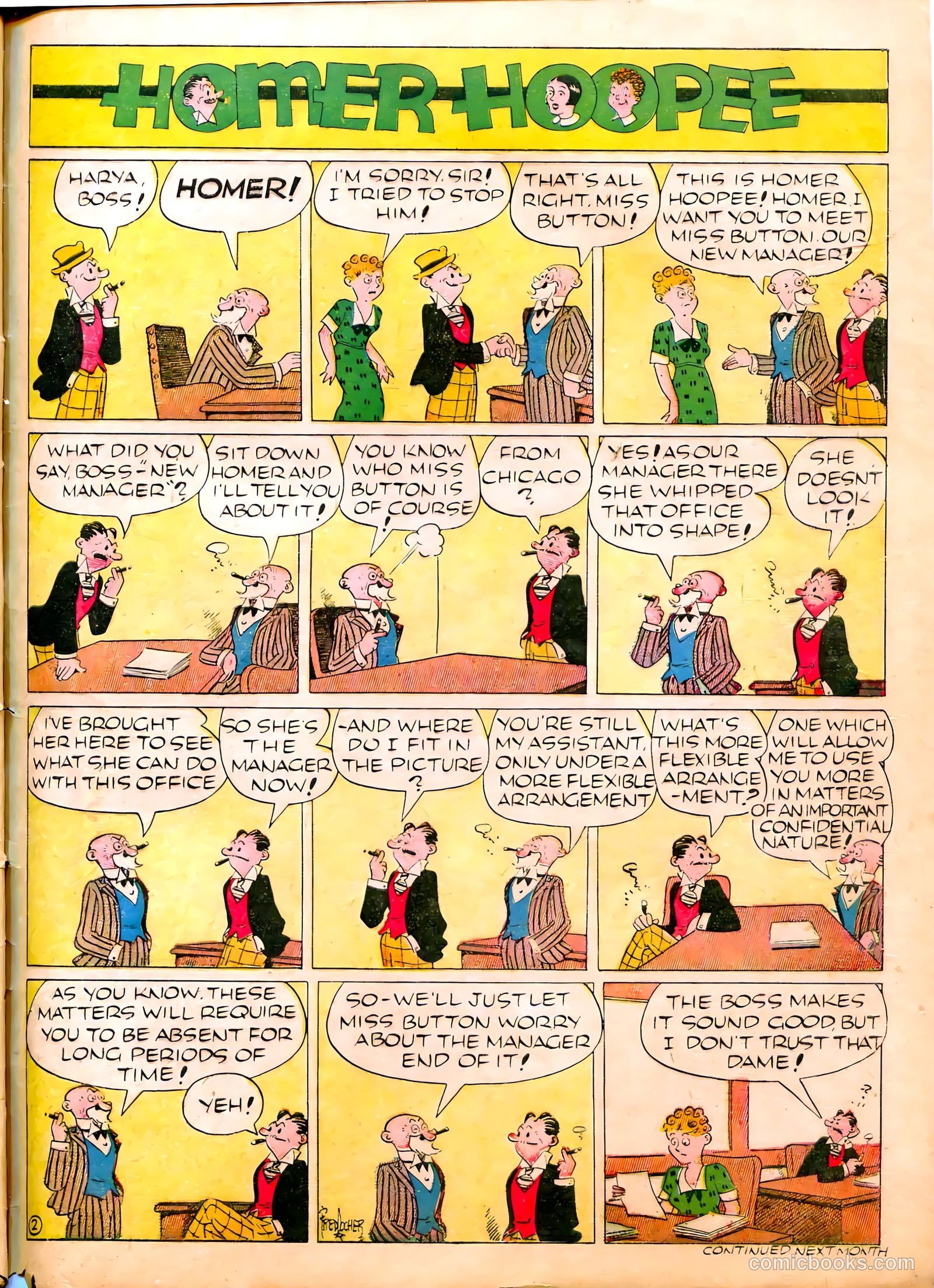 Famous Funnies #59 (1939) — page 58 of 63