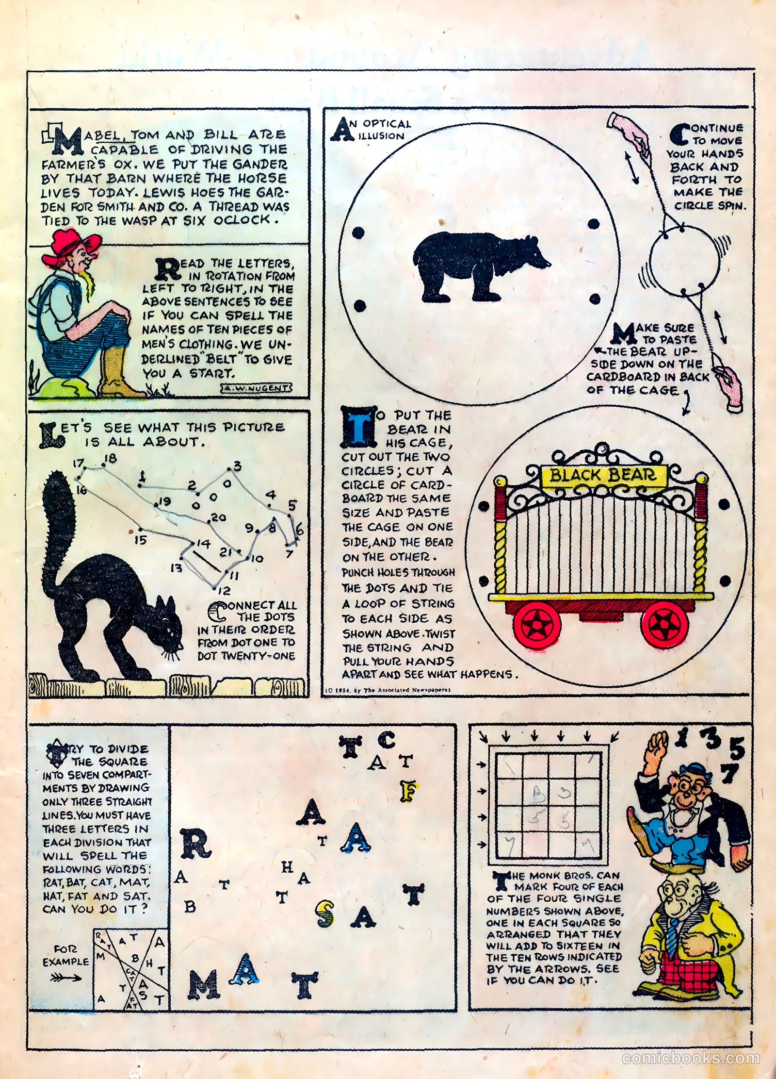 Famous Funnies #6 (1935) — page 19 of 64