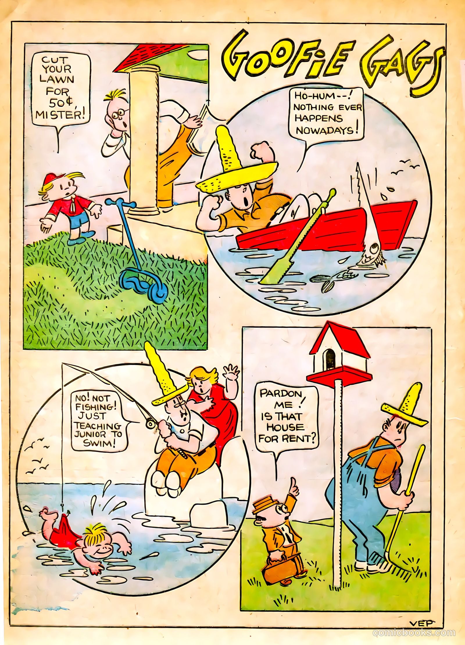 Famous Funnies #61 (1939) — page 4 of 64