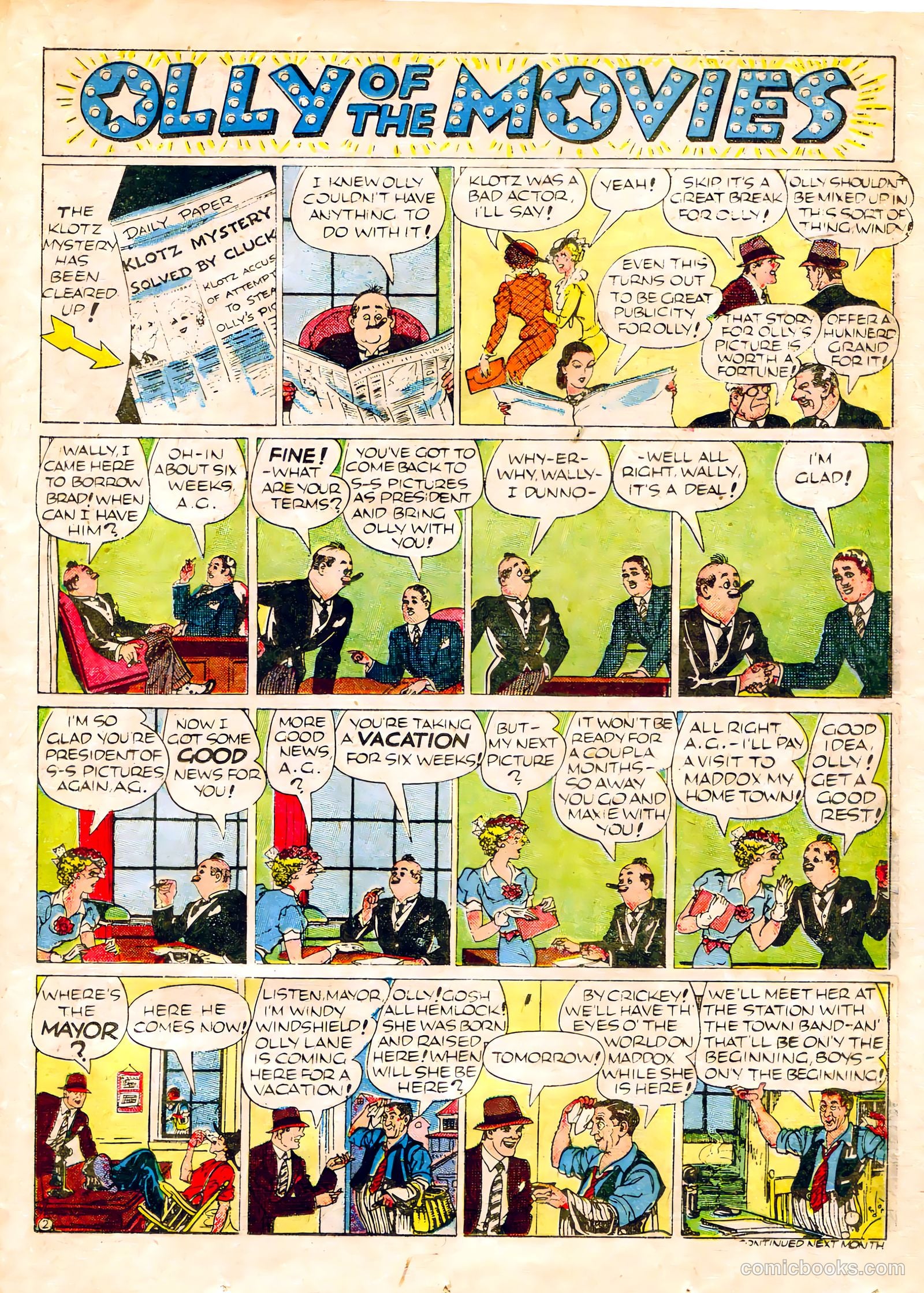 Famous Funnies #62 (1939) — page 42 of 65