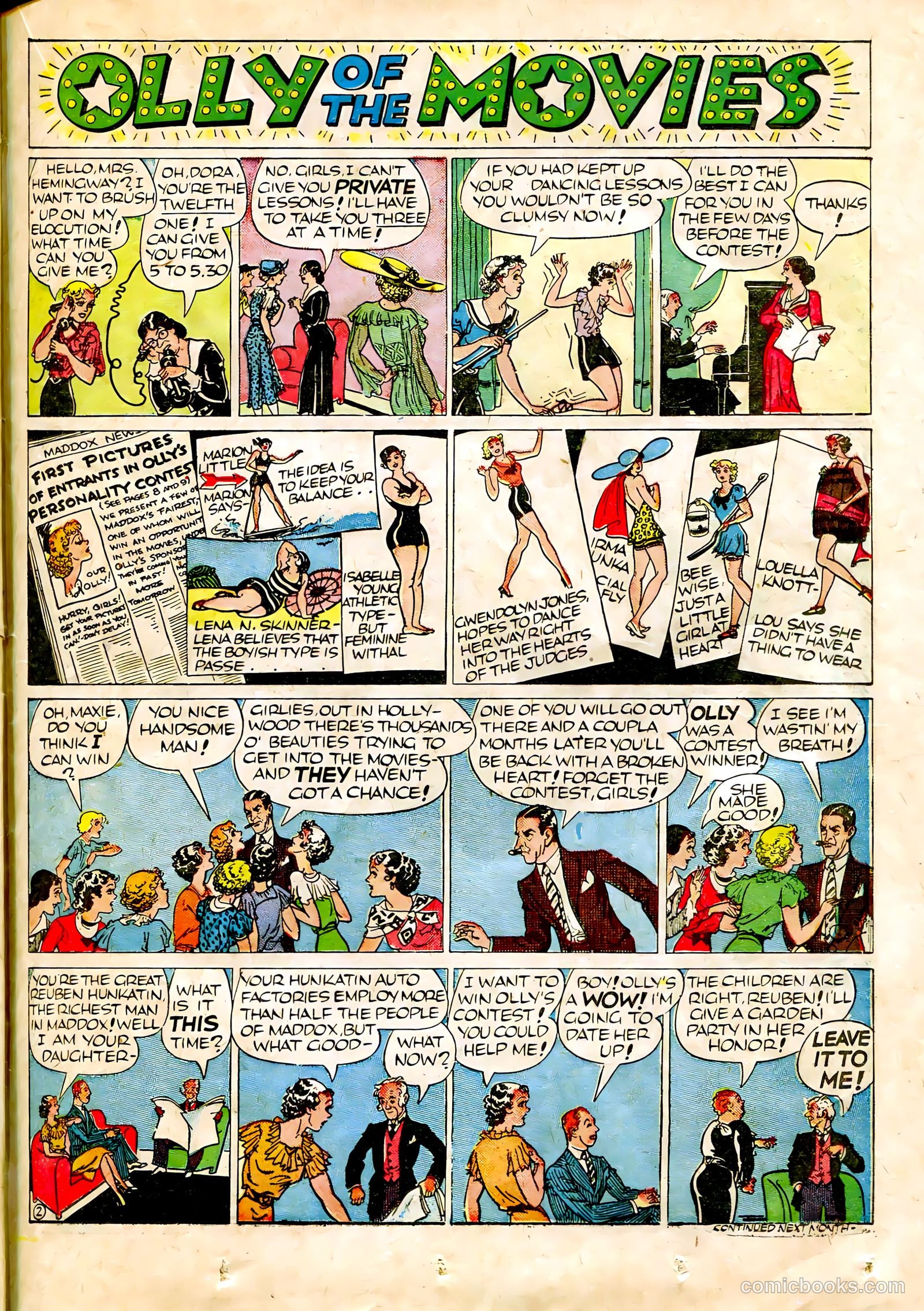 Famous Funnies #64 (1939) — page 40 of 63