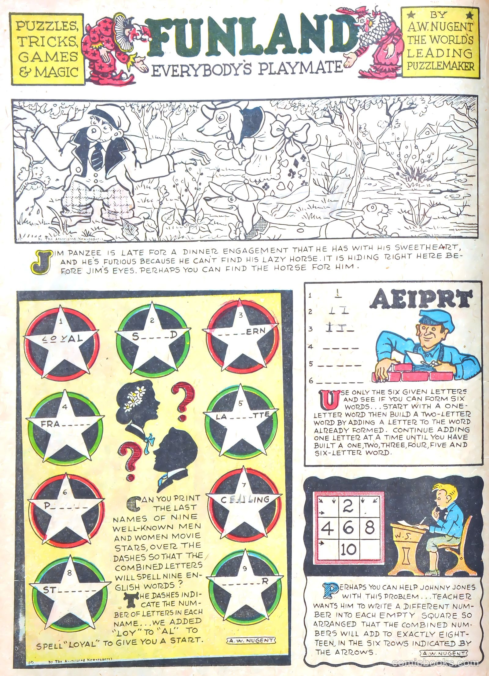Famous Funnies #65 (1939) — page 28 of 62