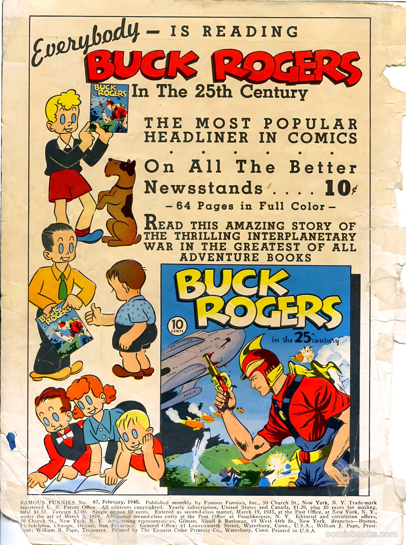 Famous Funnies #67 (1940) — page 2 of 63