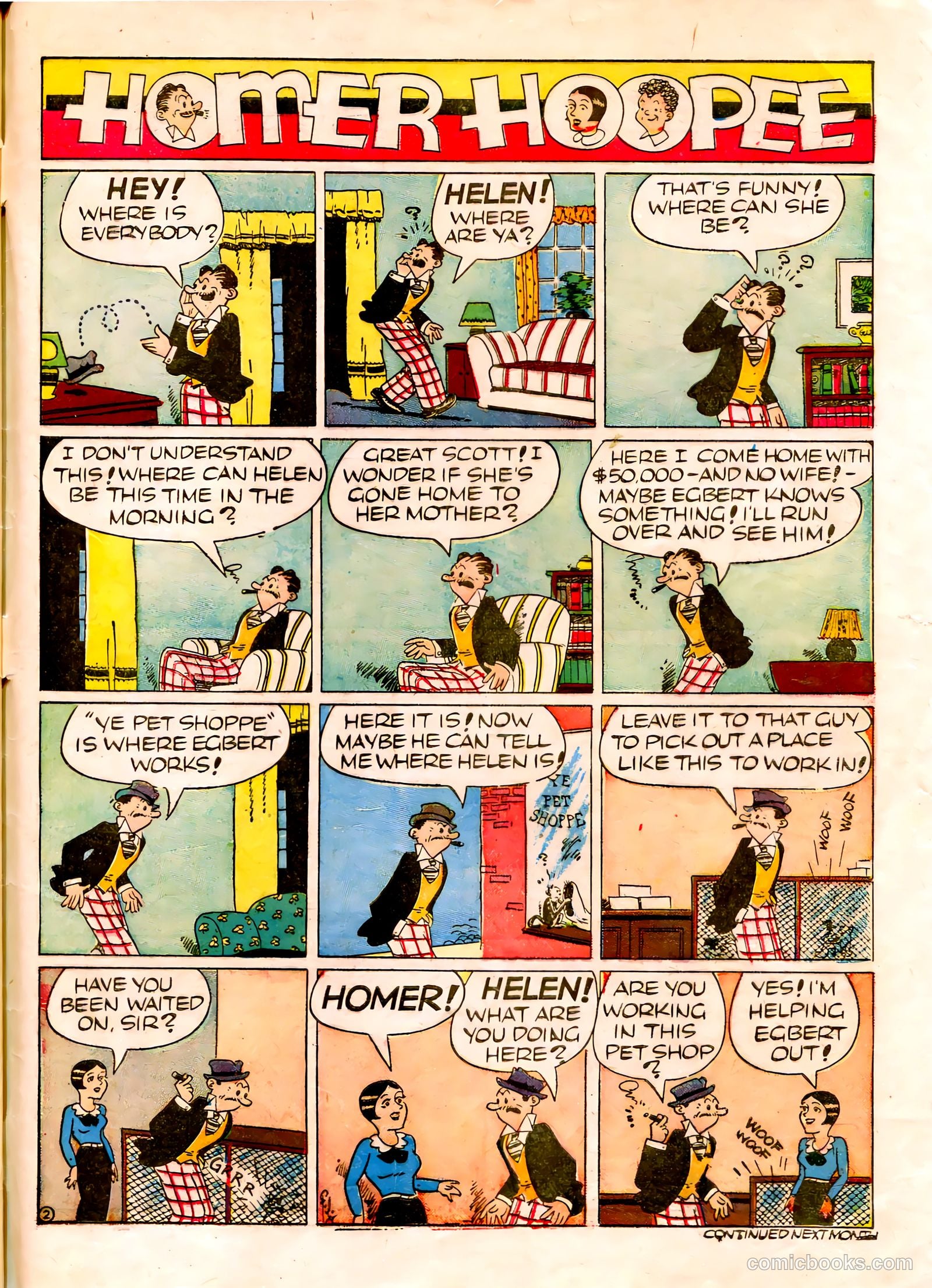 Famous Funnies #67 (1940) — page 58 of 63