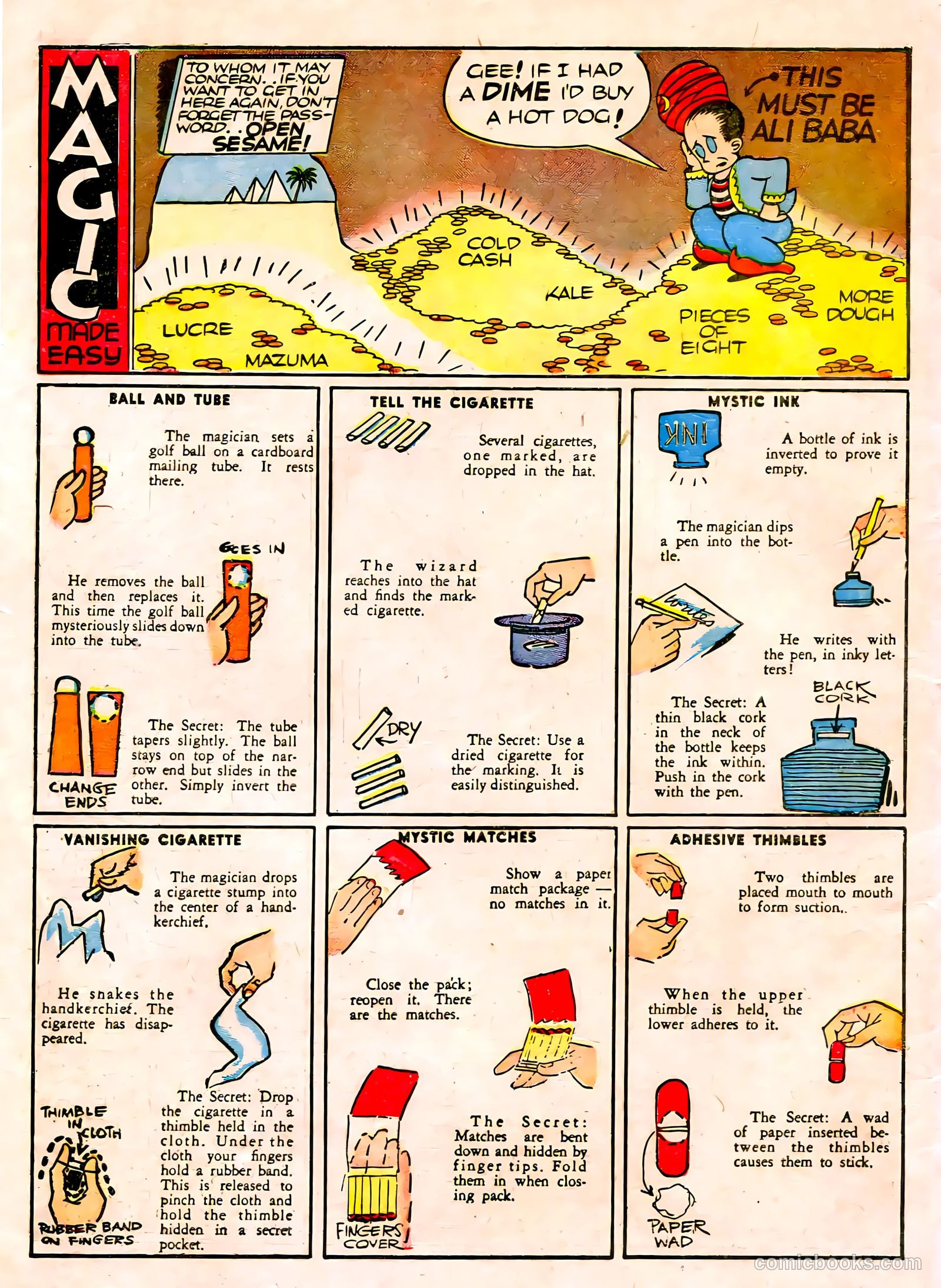 Famous Funnies #67 (1940) — page 61 of 63