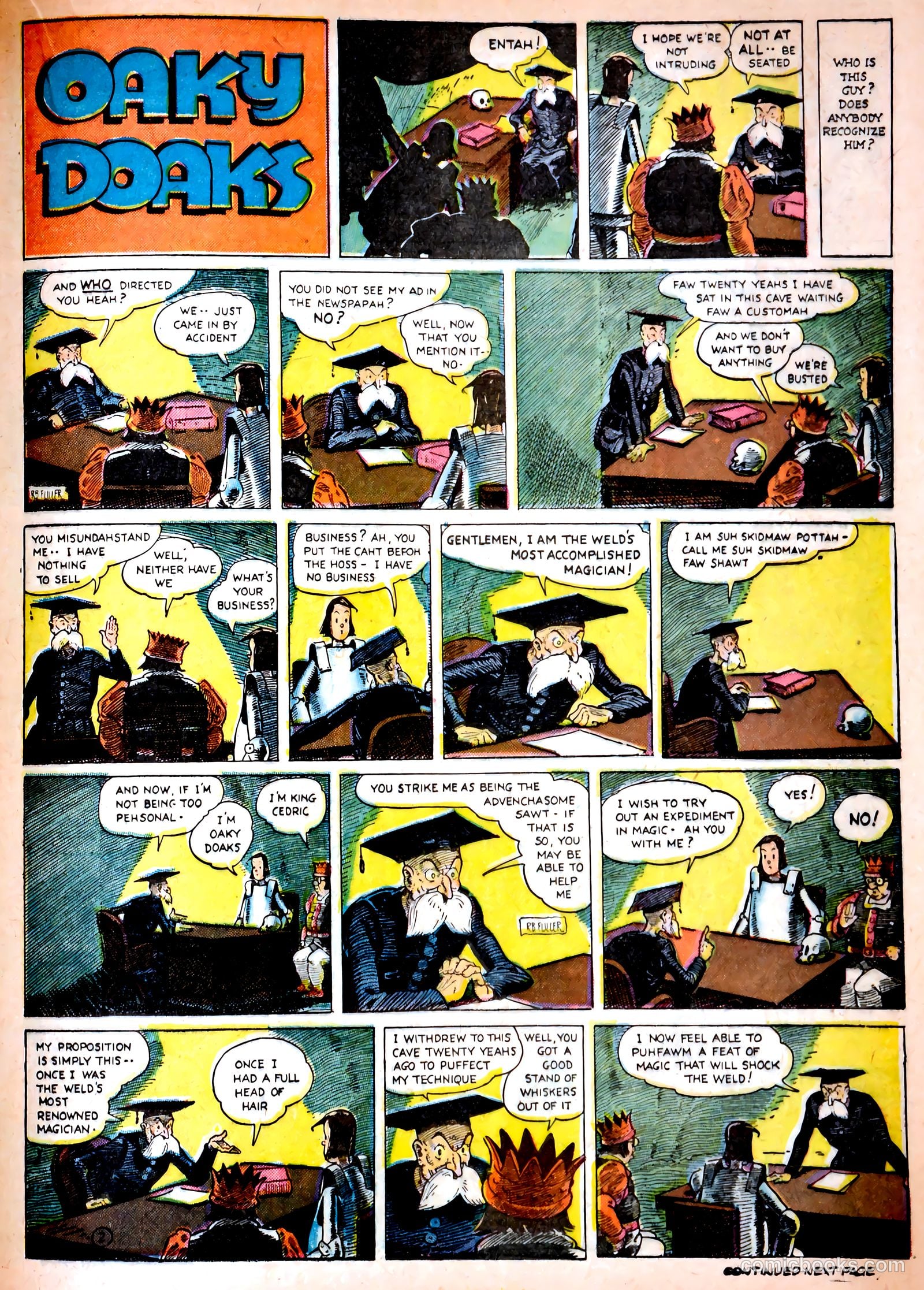 Famous Funnies #68 (1940) — page 34 of 62