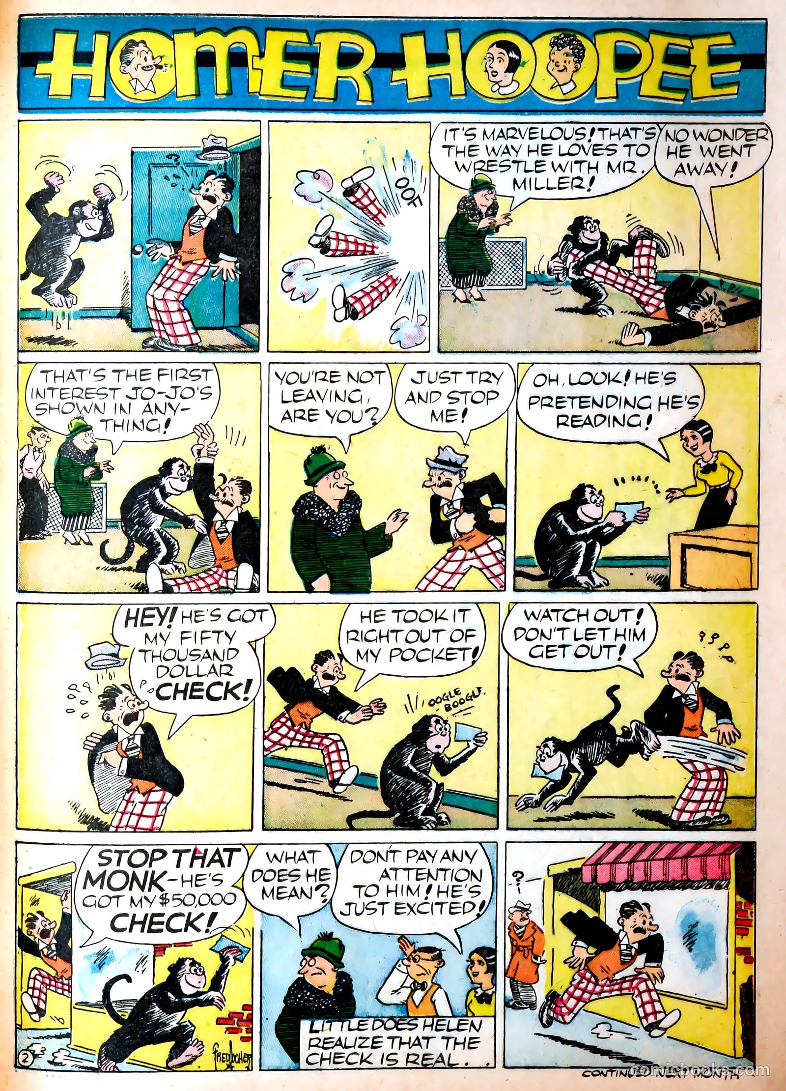 Famous Funnies #68 (1940) — page 57 of 62
