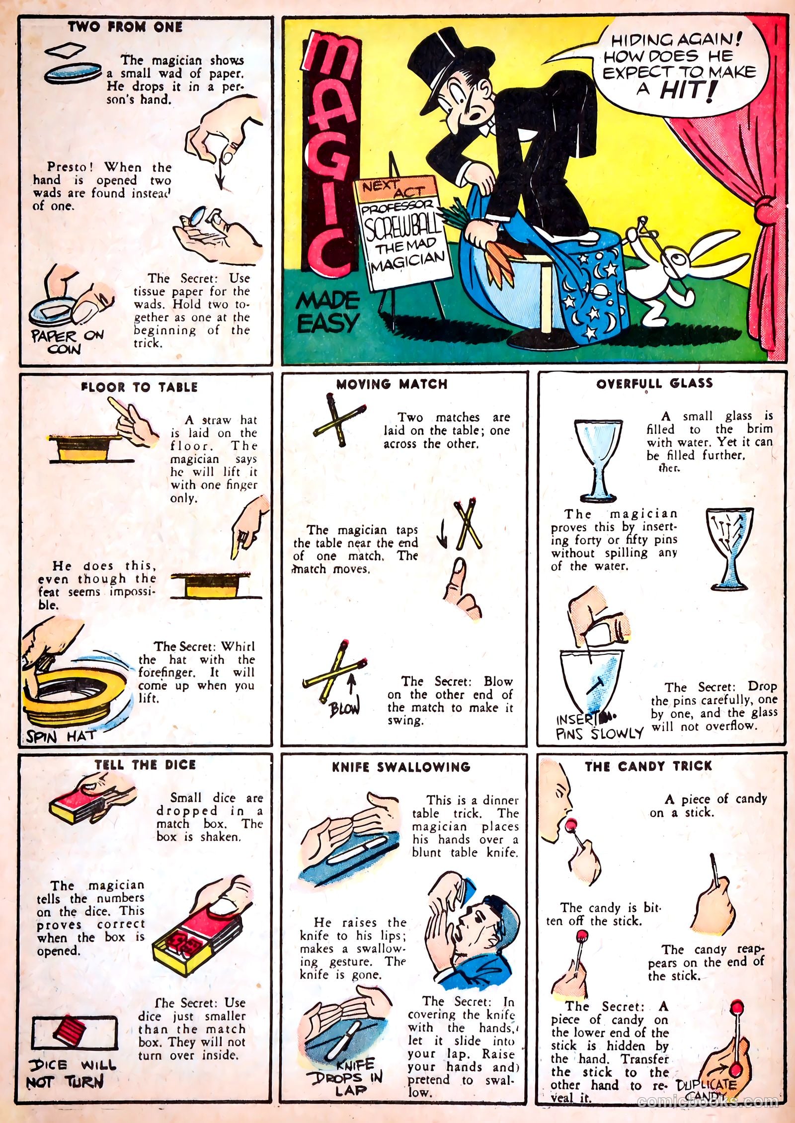 Famous Funnies #68 (1940) — page 60 of 62