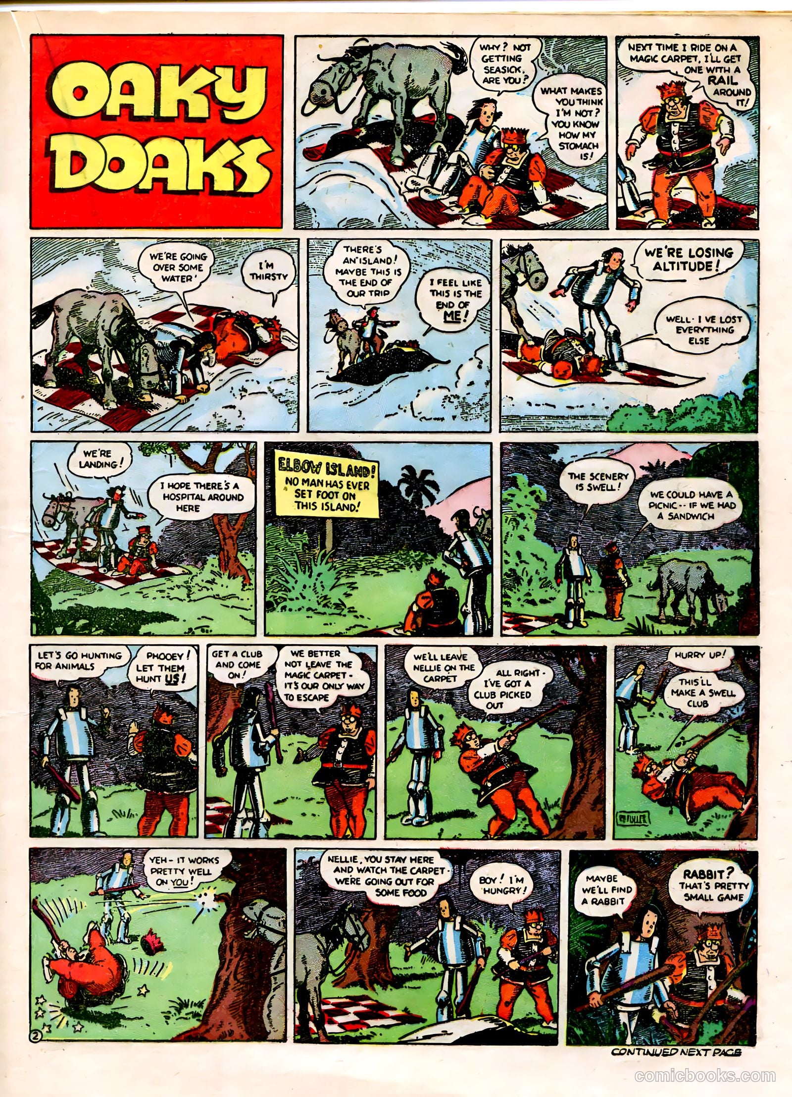 Famous Funnies #69 (1940) — page 35 of 64