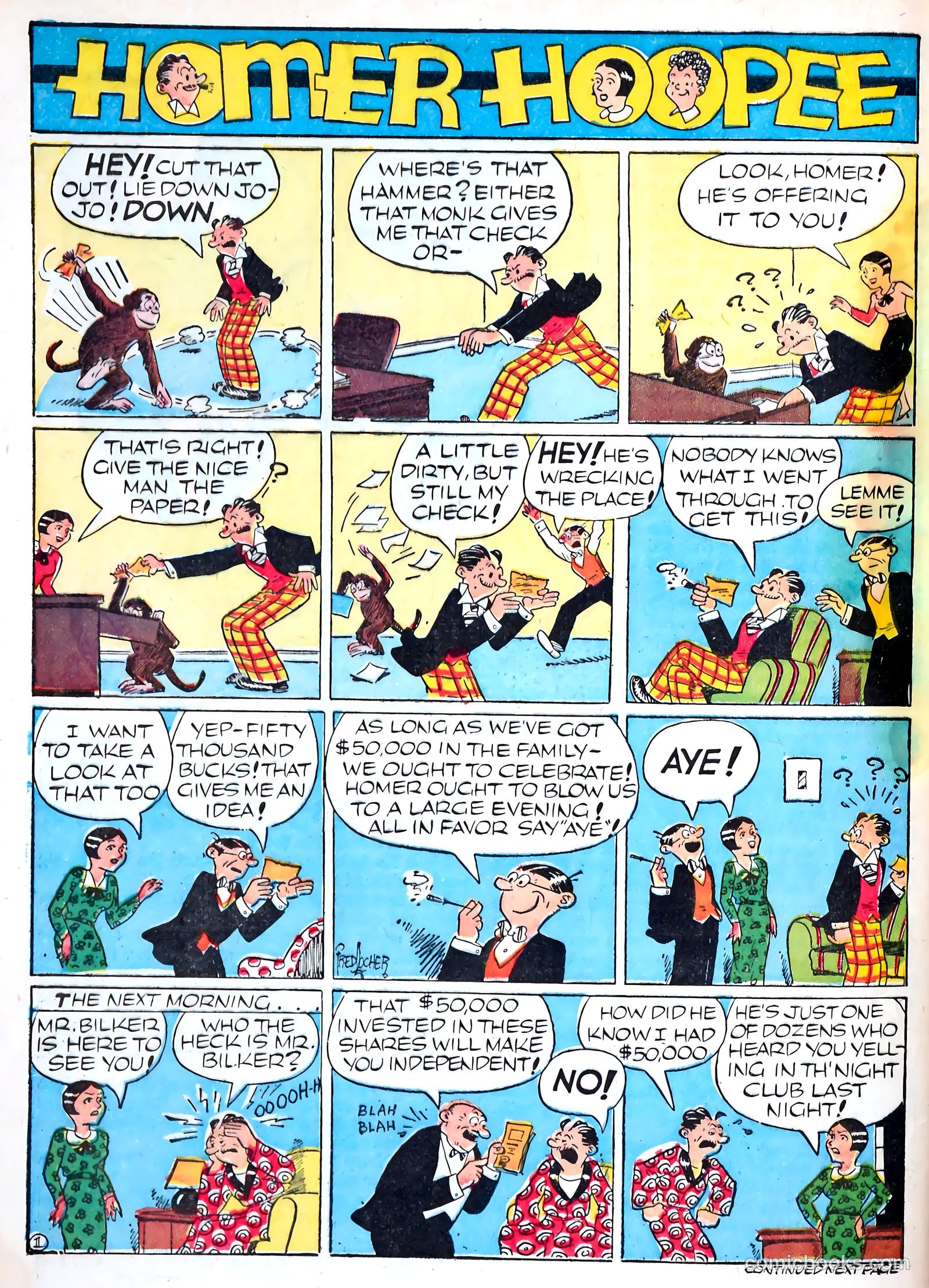 Famous Funnies #70 (1940) — page 56 of 62
