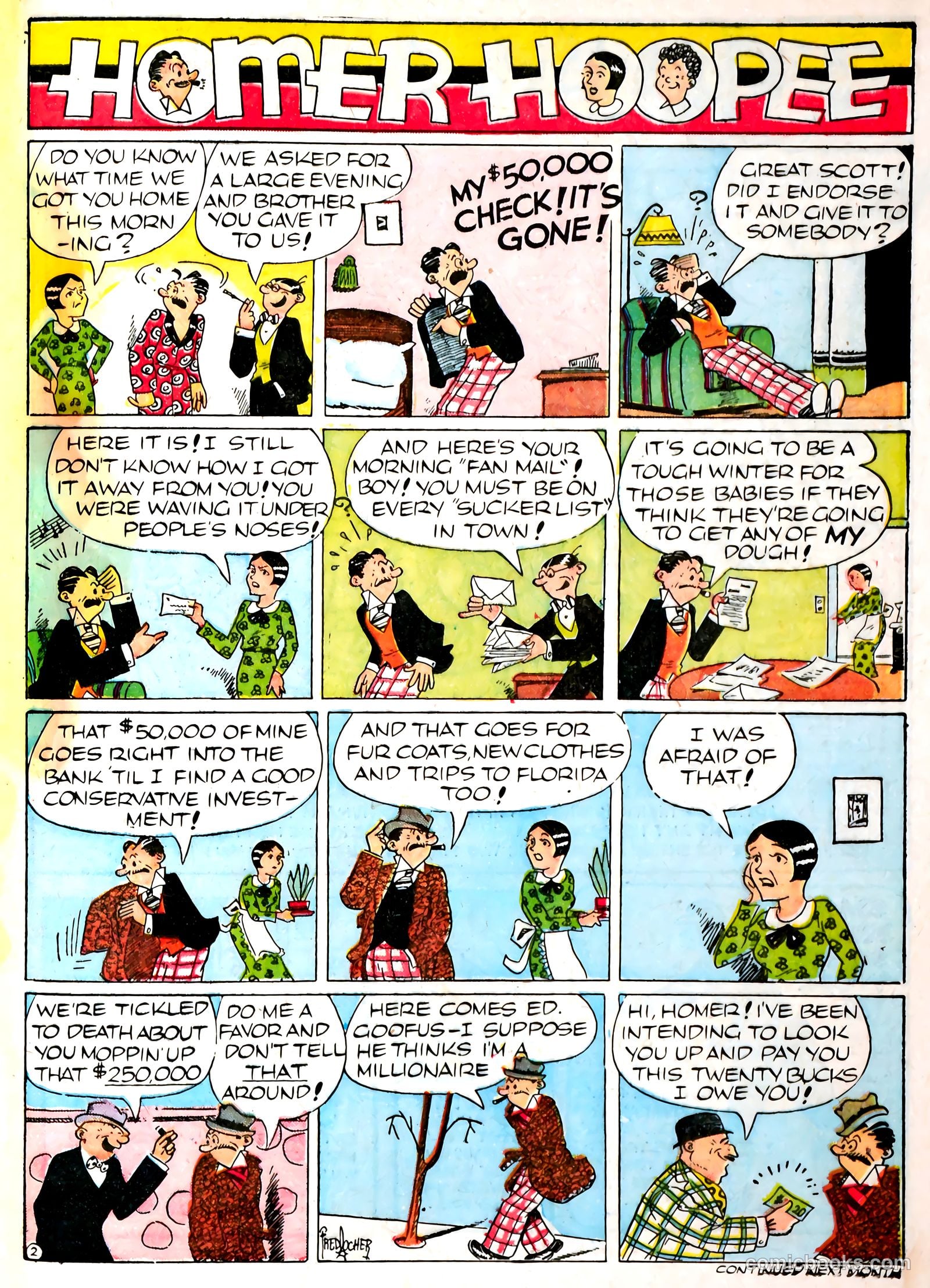 Famous Funnies #70 (1940) — page 57 of 62